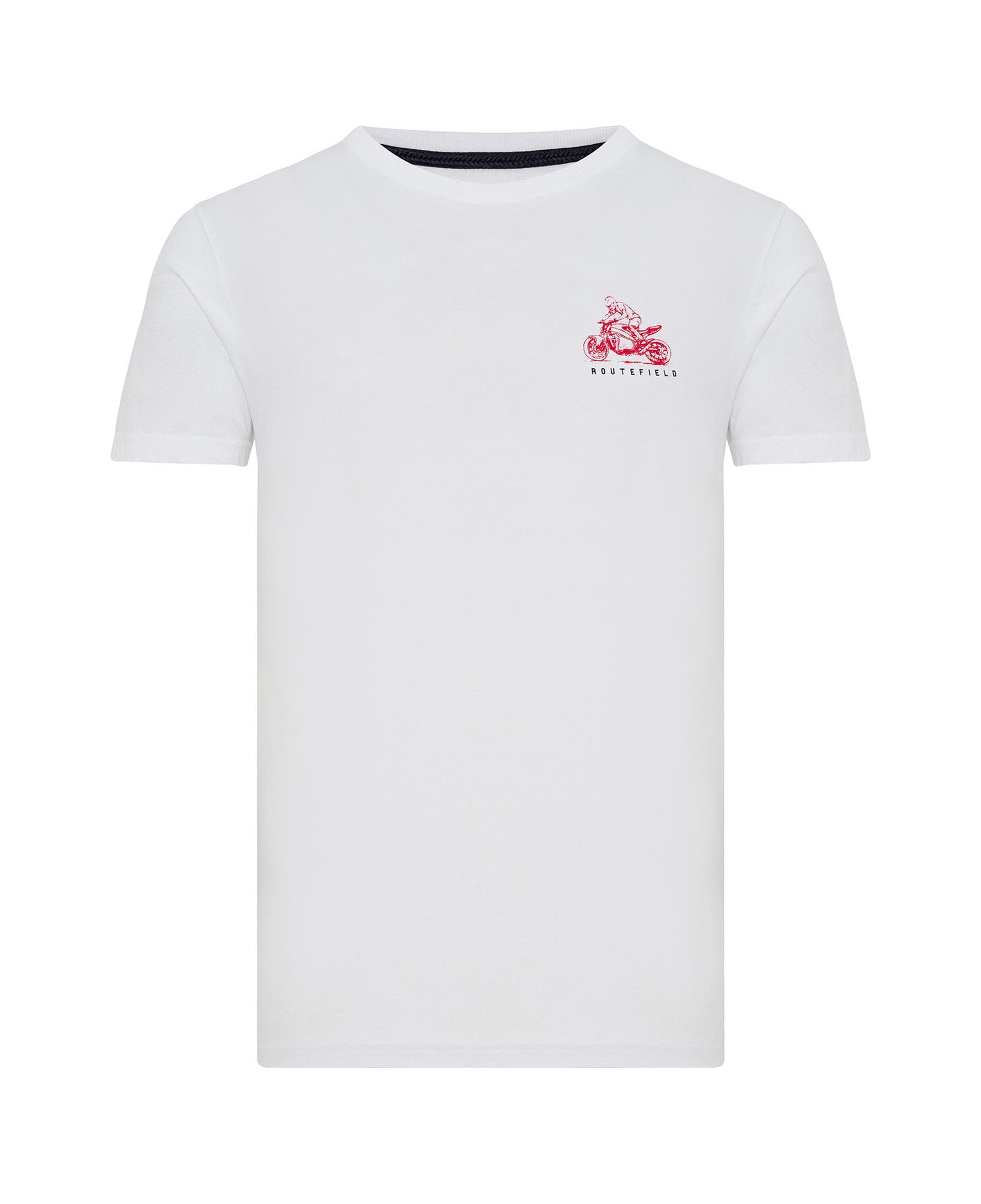 Routefield Tree Erkek Beyaz Tişört