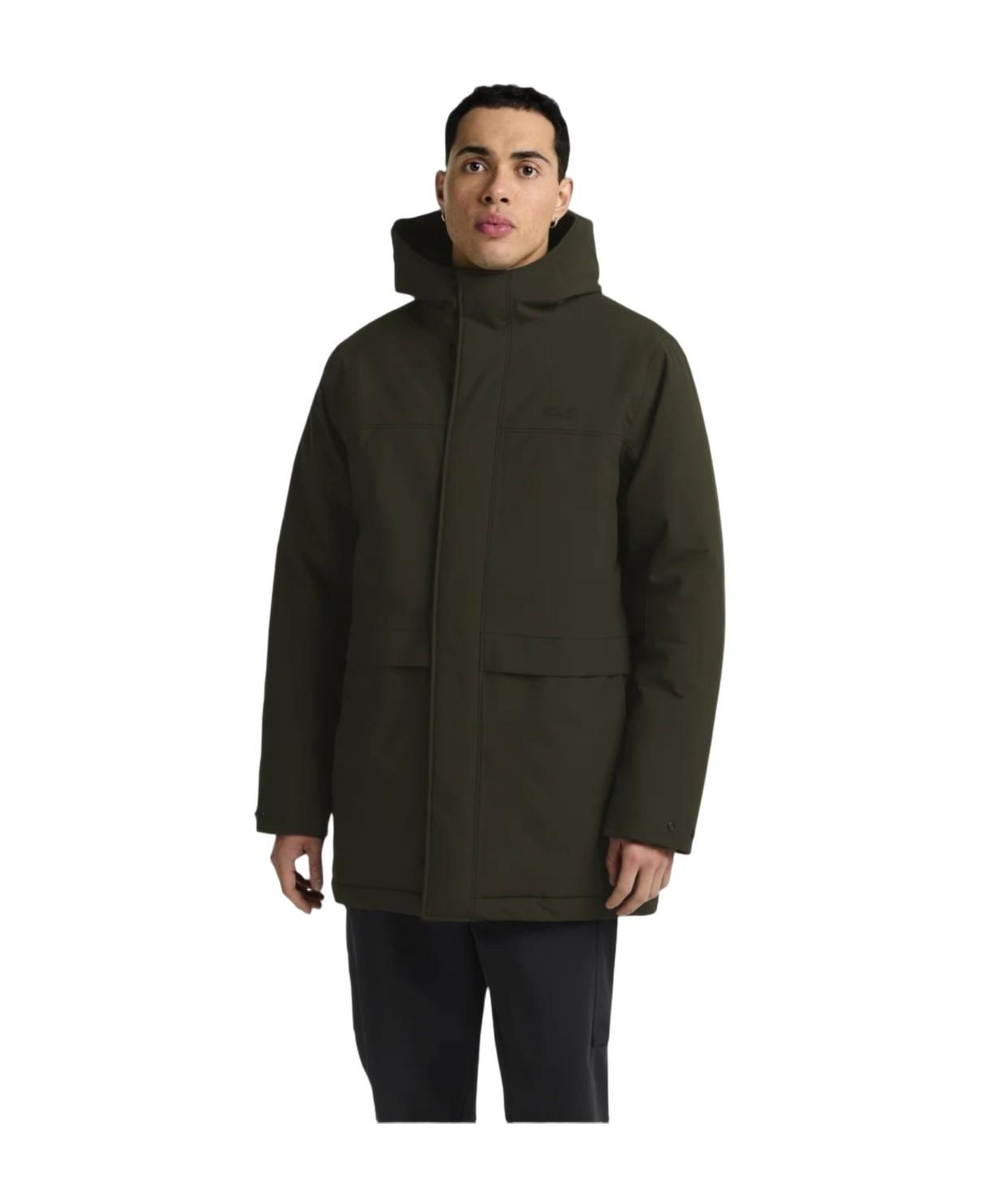 Jack Wolfskin Cold Camp Coat Erkek Yeşil Outdoor Ceketi