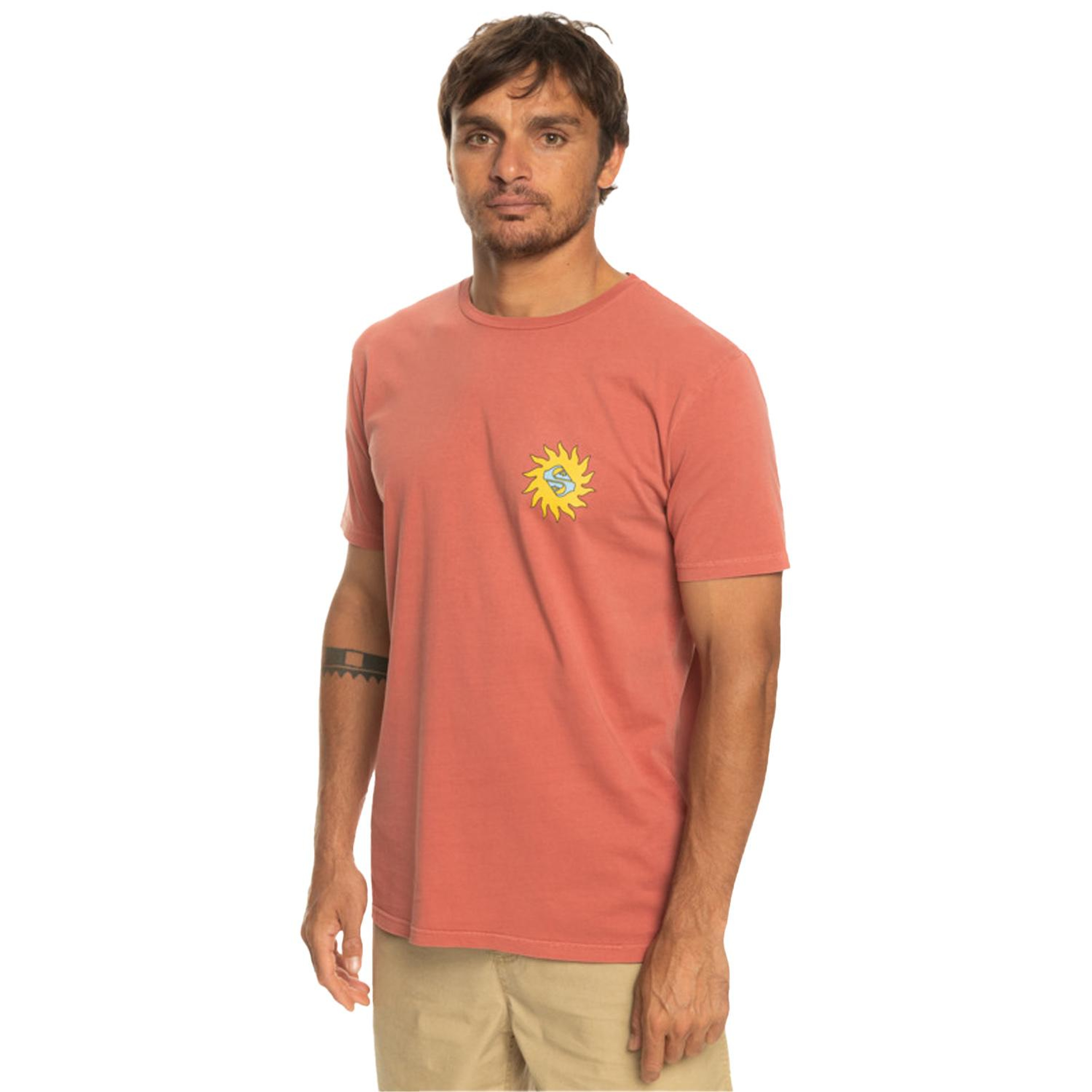 Quiksilver Planetpositive Erkek Kırmızı Tişört