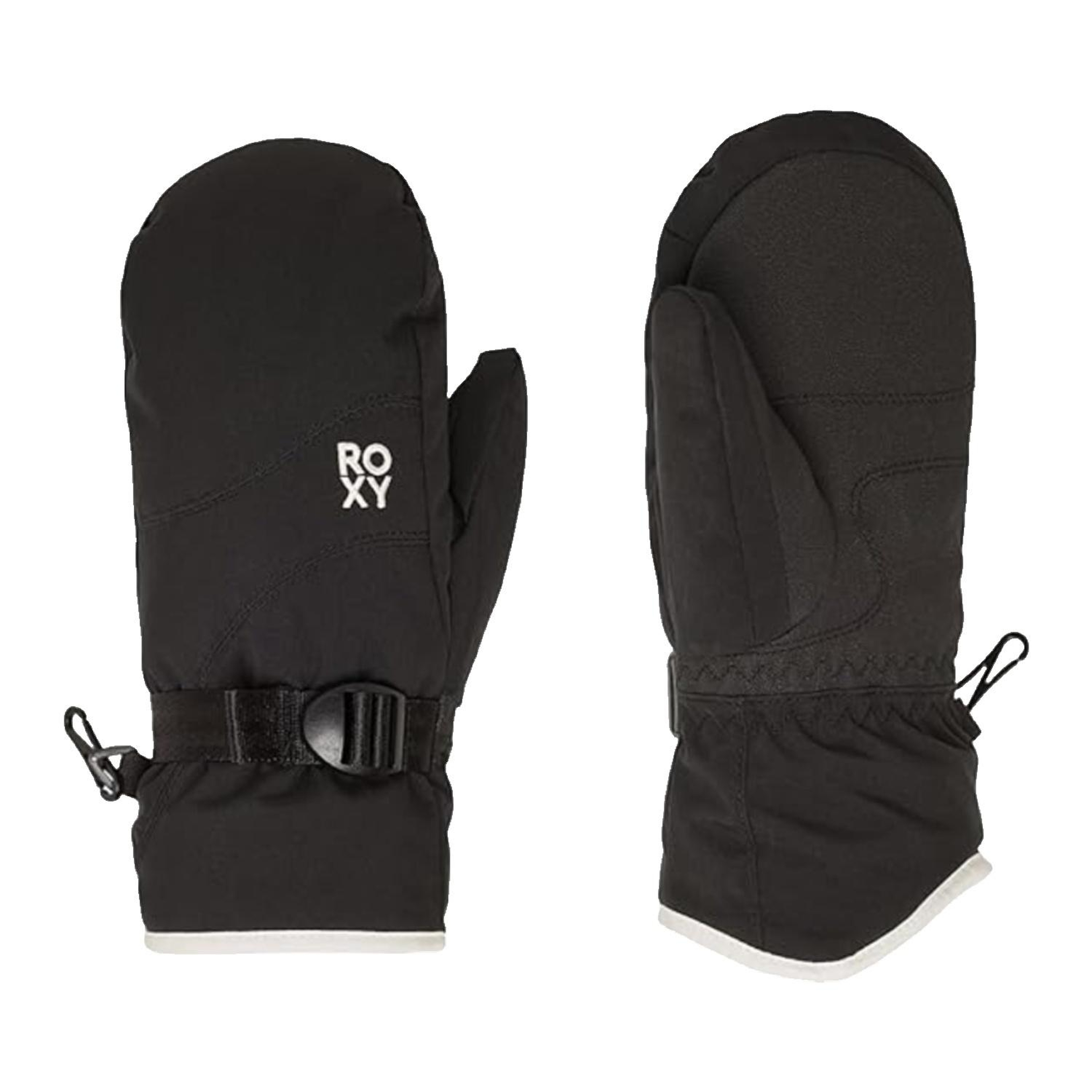 Roxy Jetty Girl Solid Mitt Kız Çocuk Siyah Eldiven