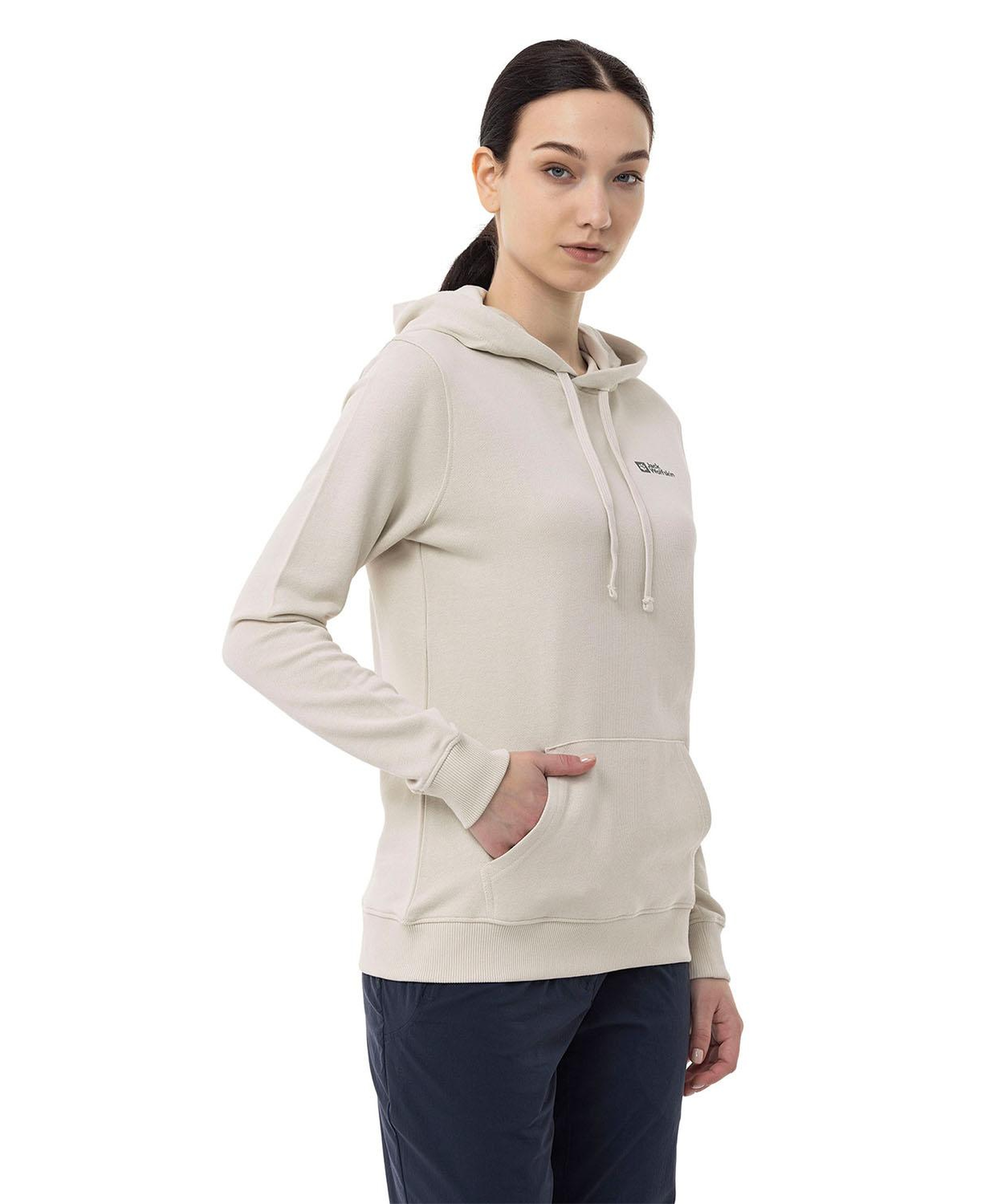 Jack Wolfskin Alice Hoody Kadın Bej Sweatshirt