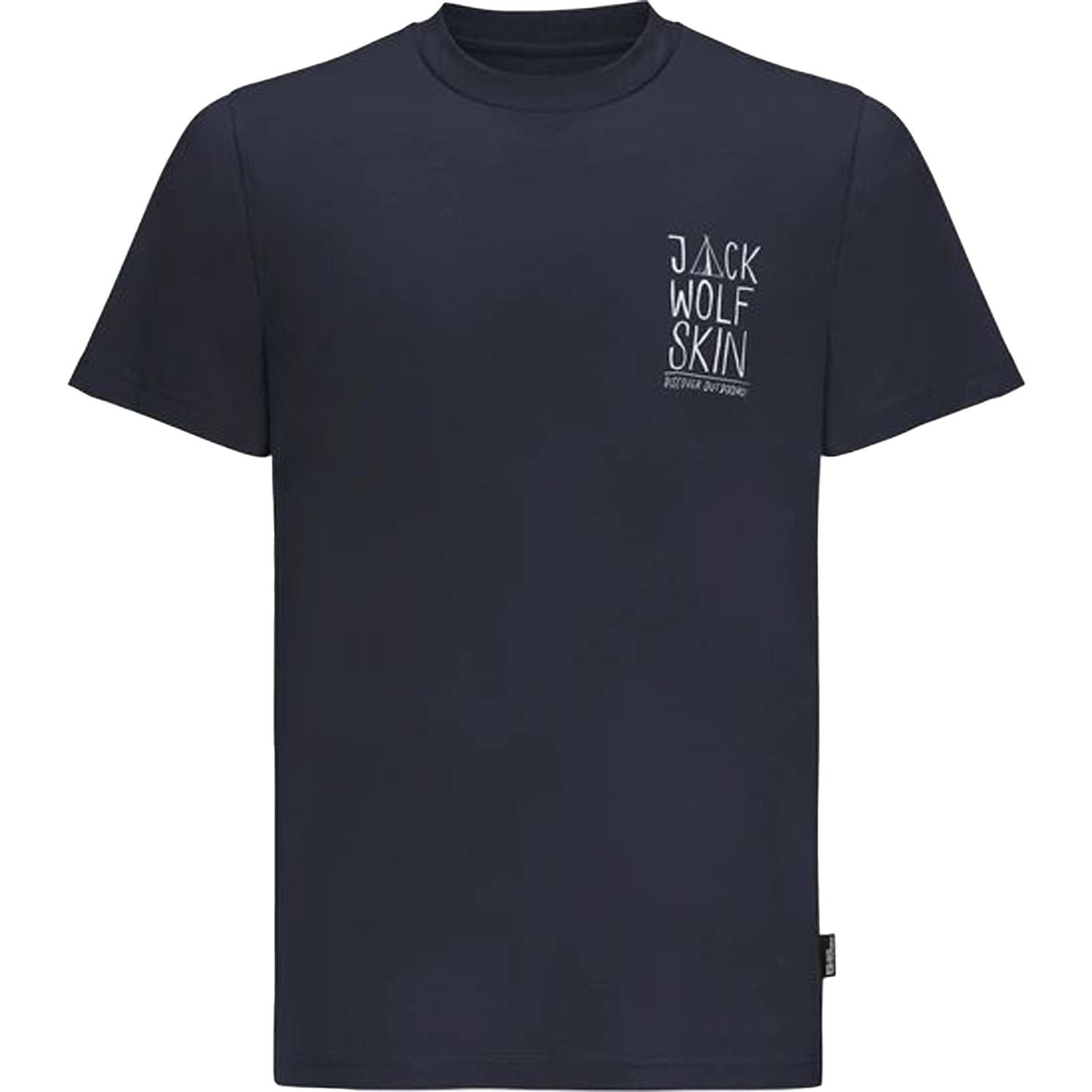 Jack Wolfskin Jack Tent T Erkek Turuncu Tişört