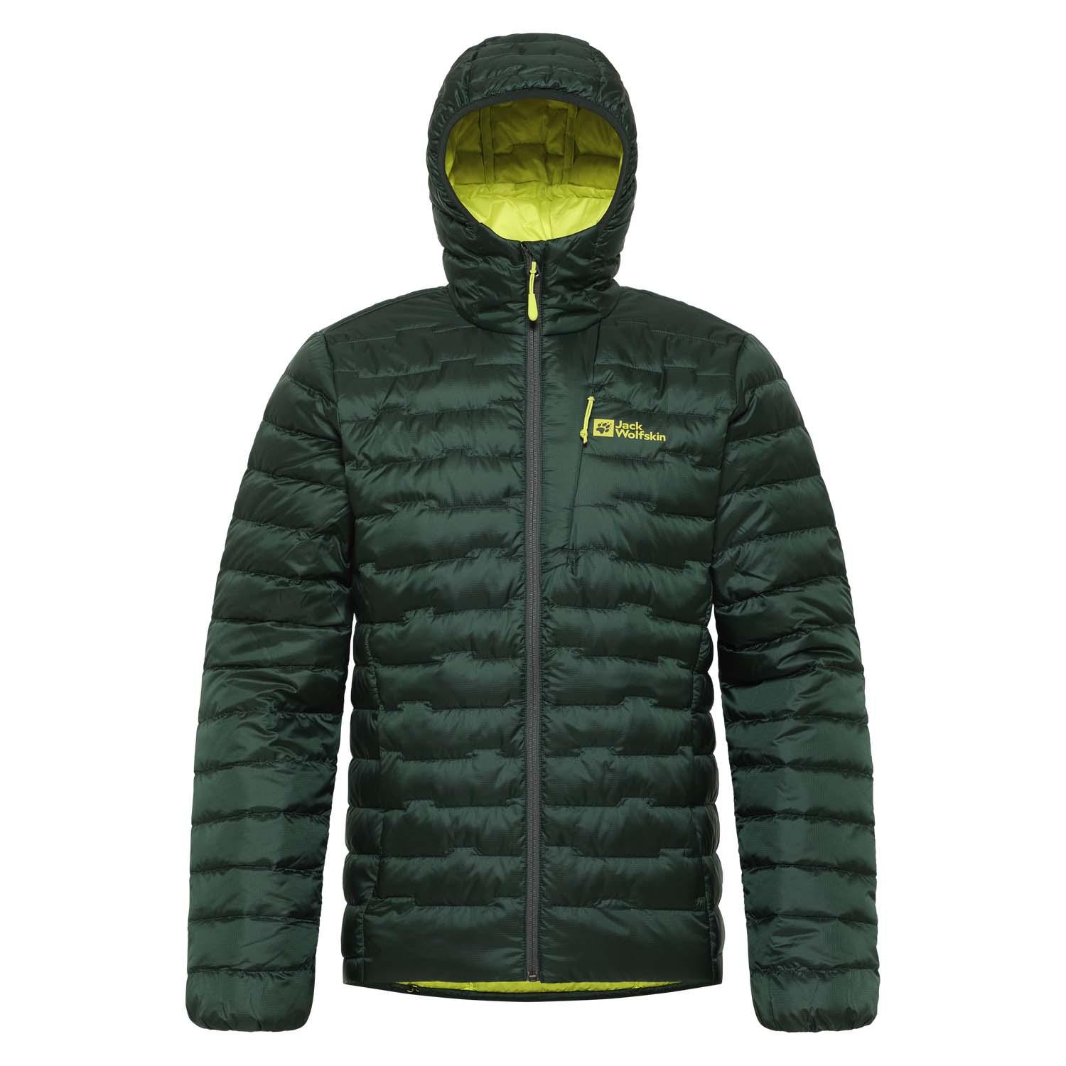 Jack Wolfskin Passamani Down Hoody Erkek Yeşil Outdoor Ceketi