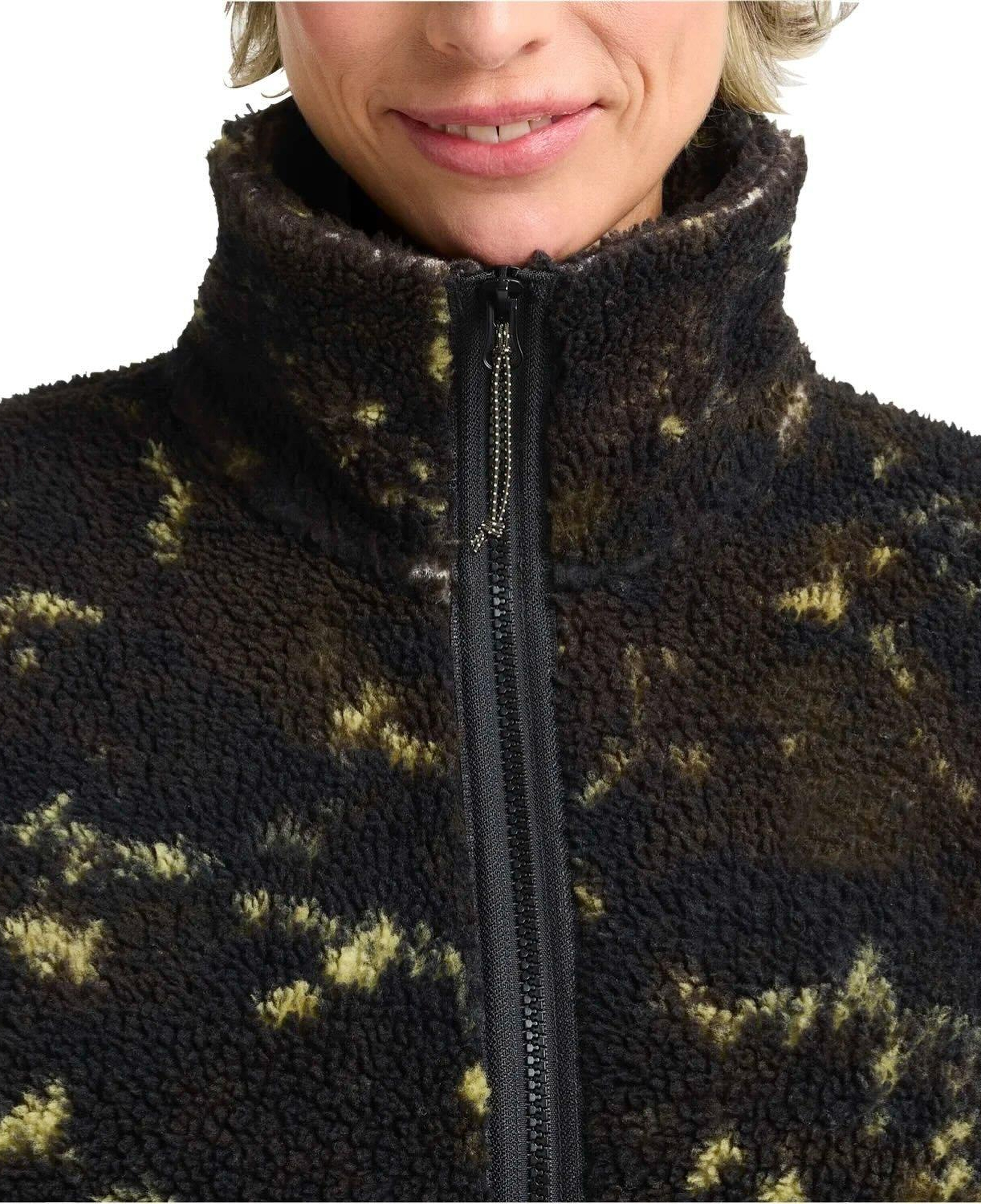 Jack Wolfskin Stone Lite Aop Kadın Siyah Outdoor Ceketi