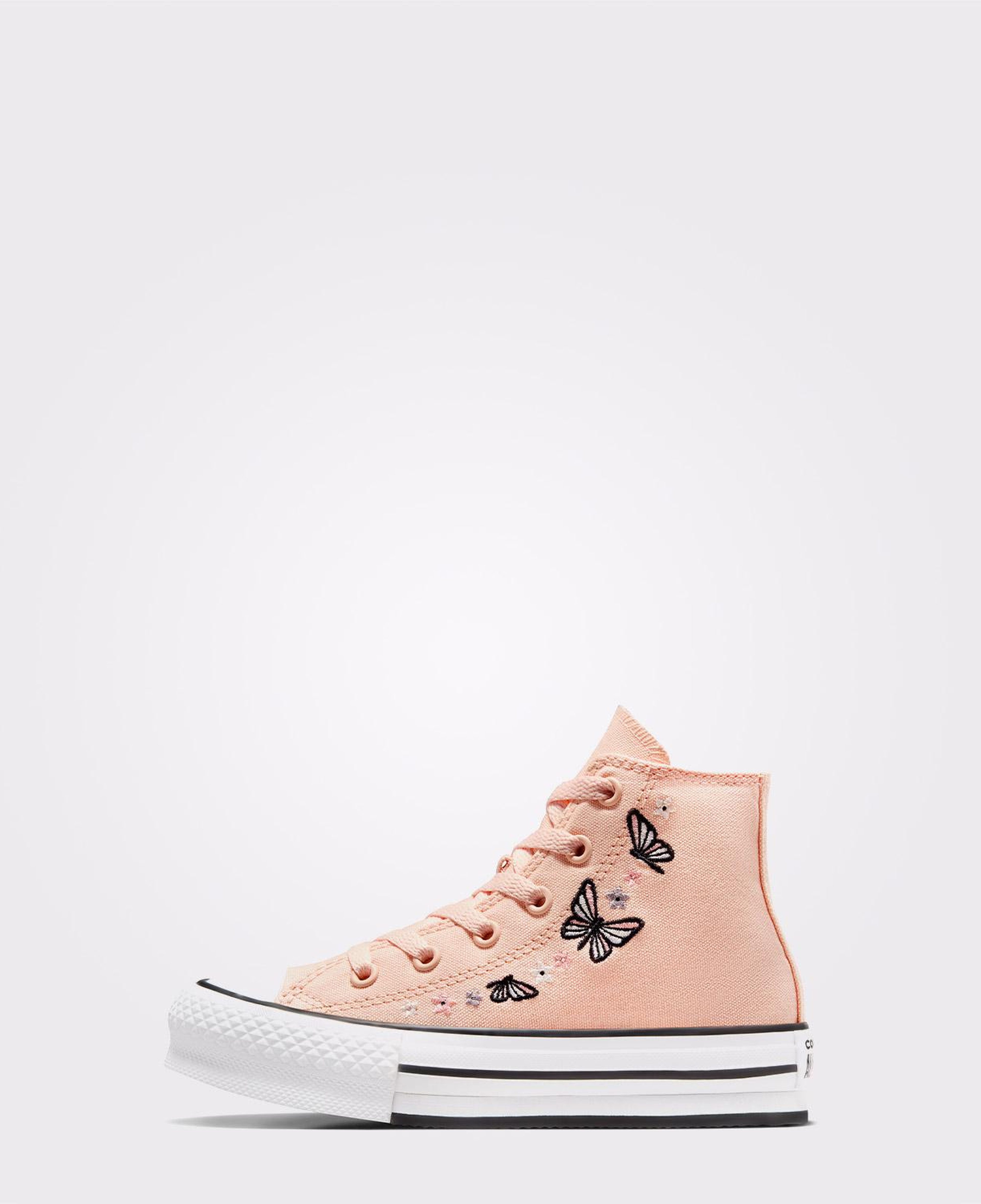 Converse Chuck Taylor All Star EVA Lift Butterflies Çocuk Pembe Platform Sneaker