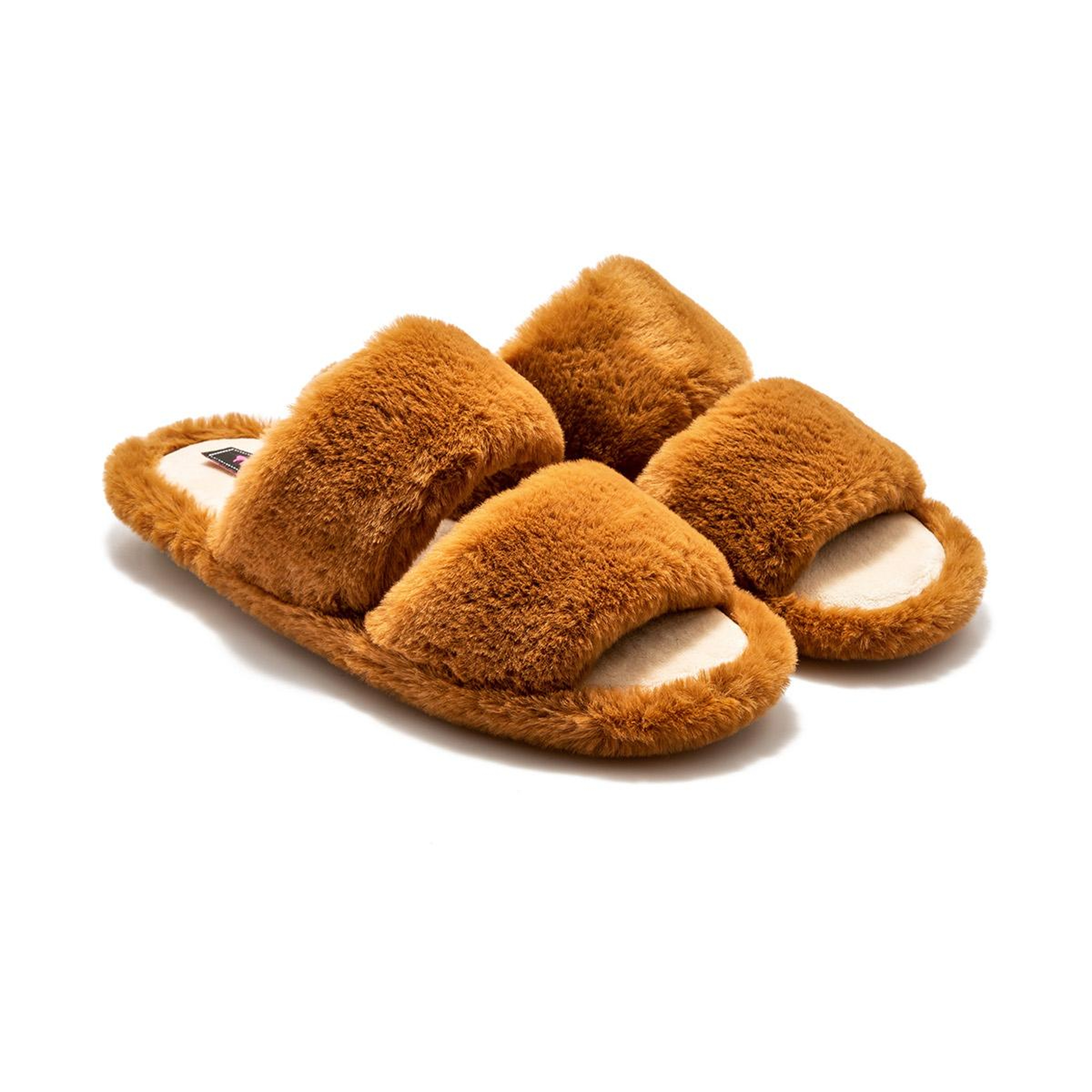 Mona Peluş Kadın Ev Terliği Kahverengi 36/41