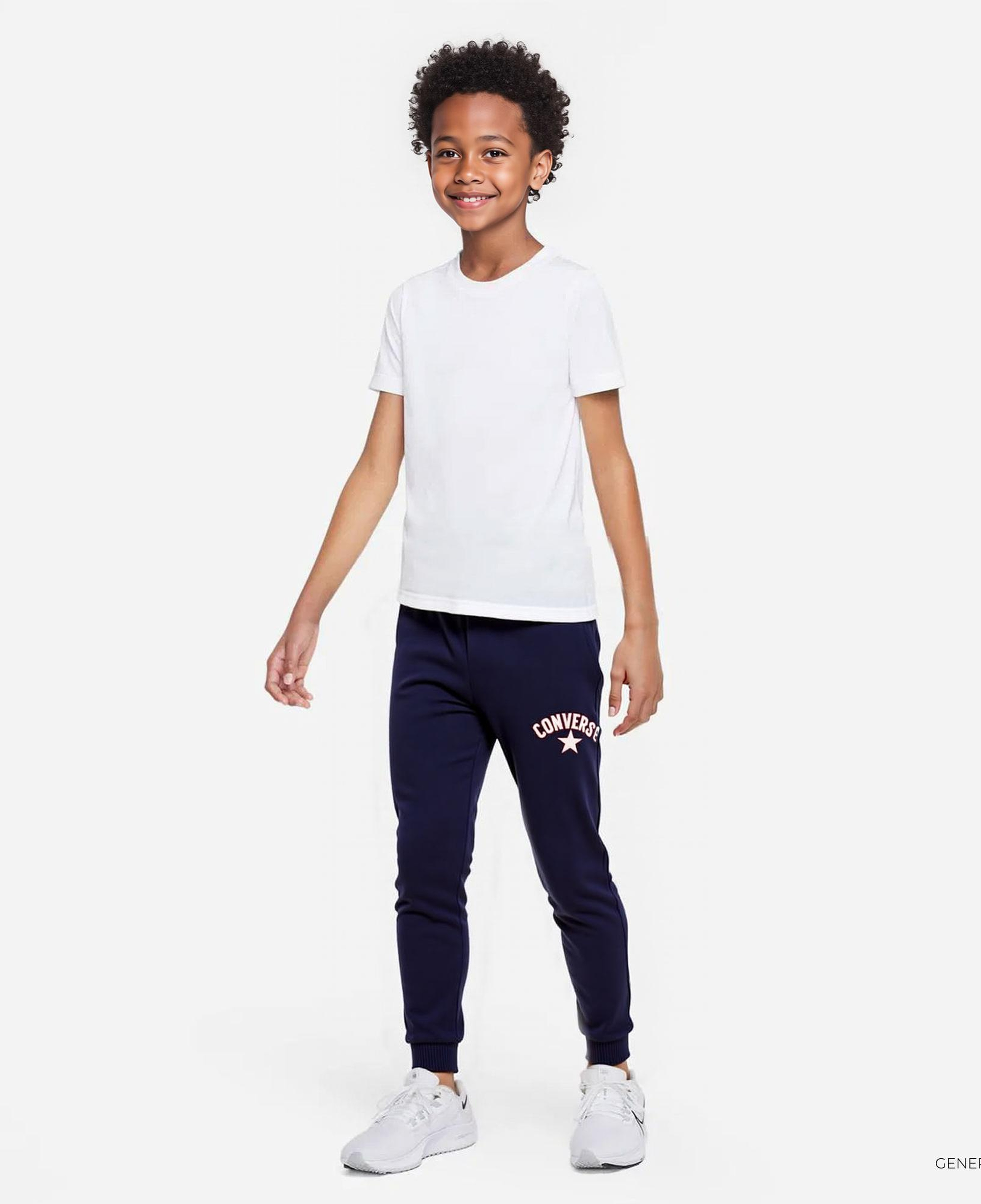 Converse Retro Varsity Çocuk Siyah Eşofman Altı