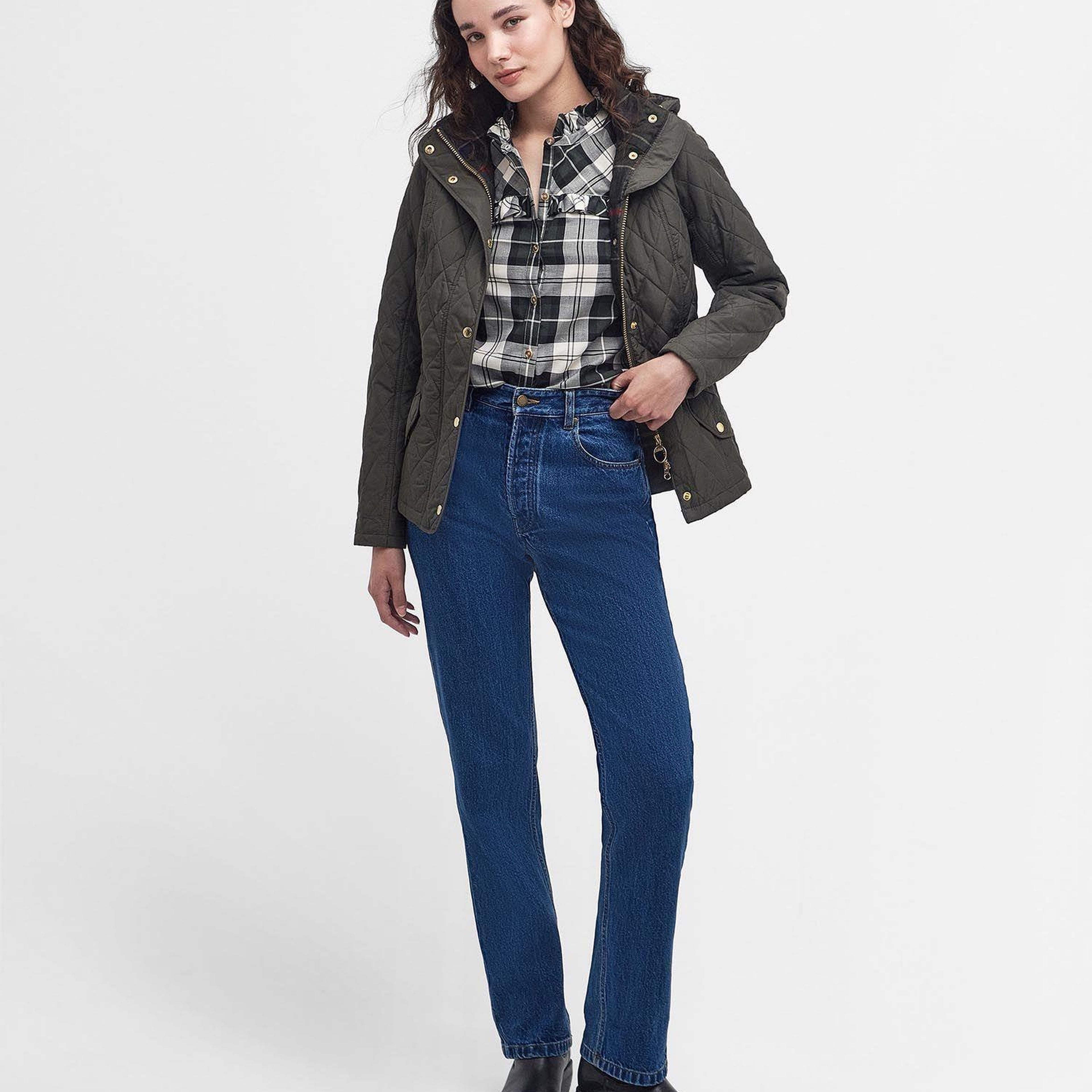 Barbour Kadın Millfire Quilt Kapitone Ceket