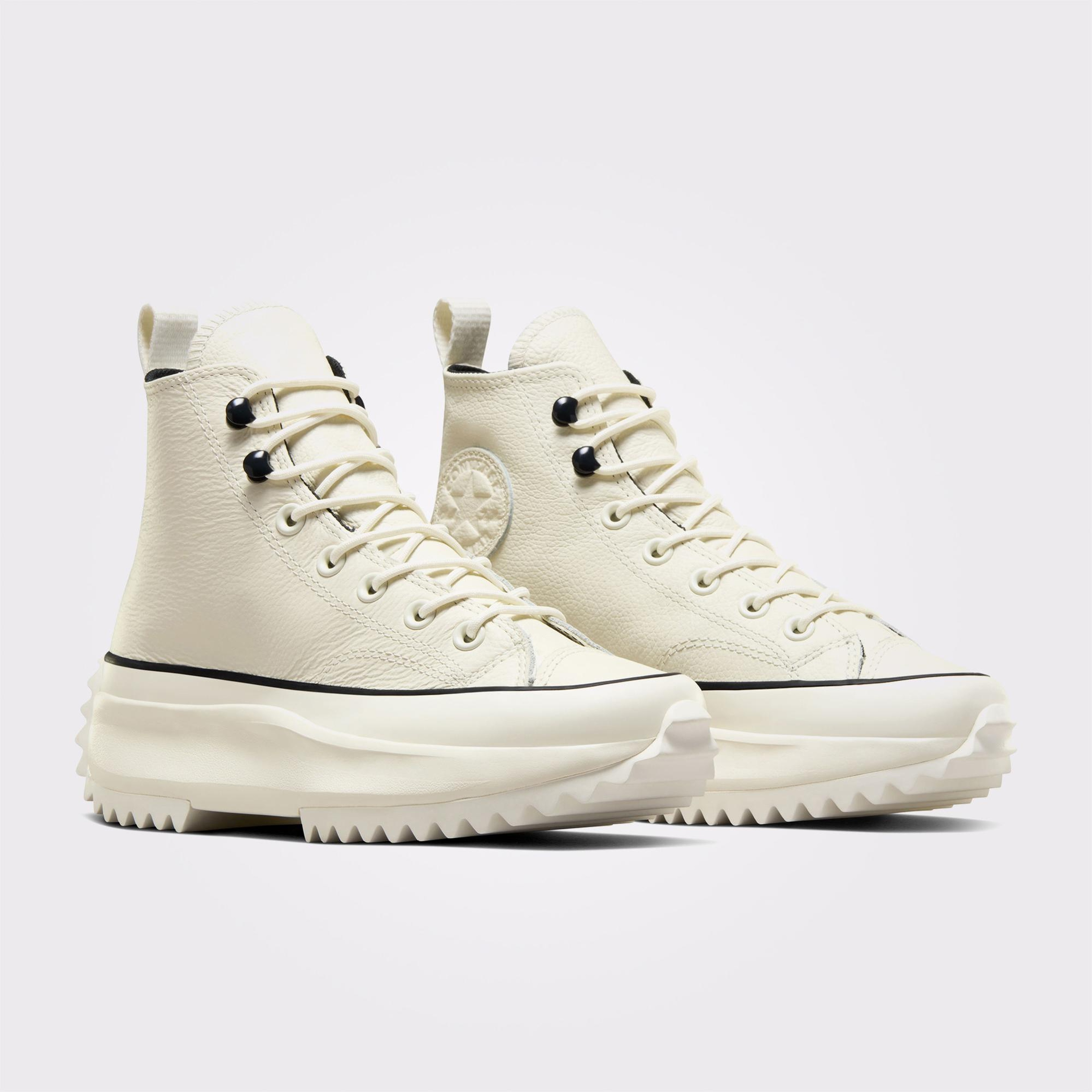 Converse Run Star Hike Platform Counter Climate Kadın Krem Sneaker