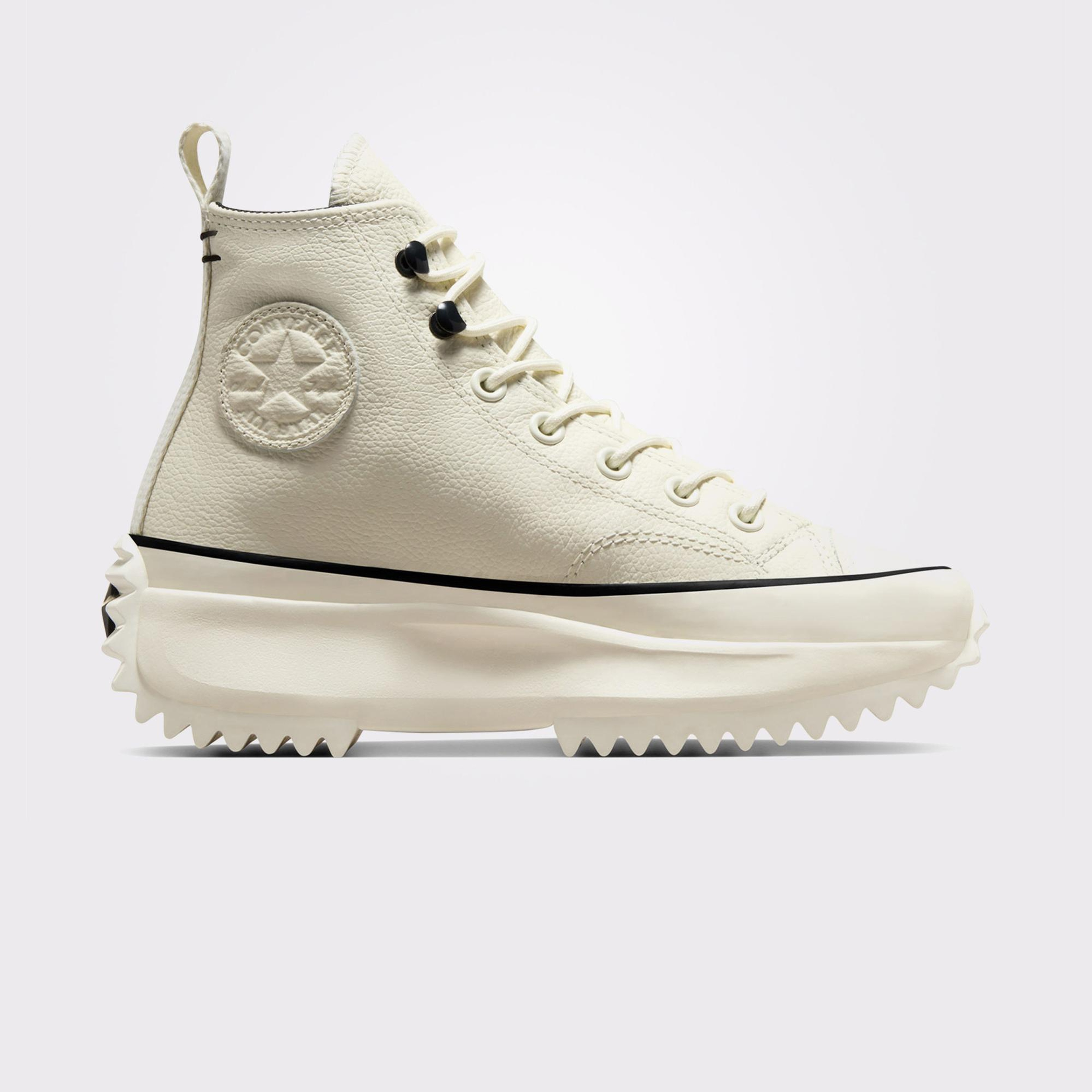 Converse Run Star Hike Platform Counter Climate Kadın Krem Sneaker