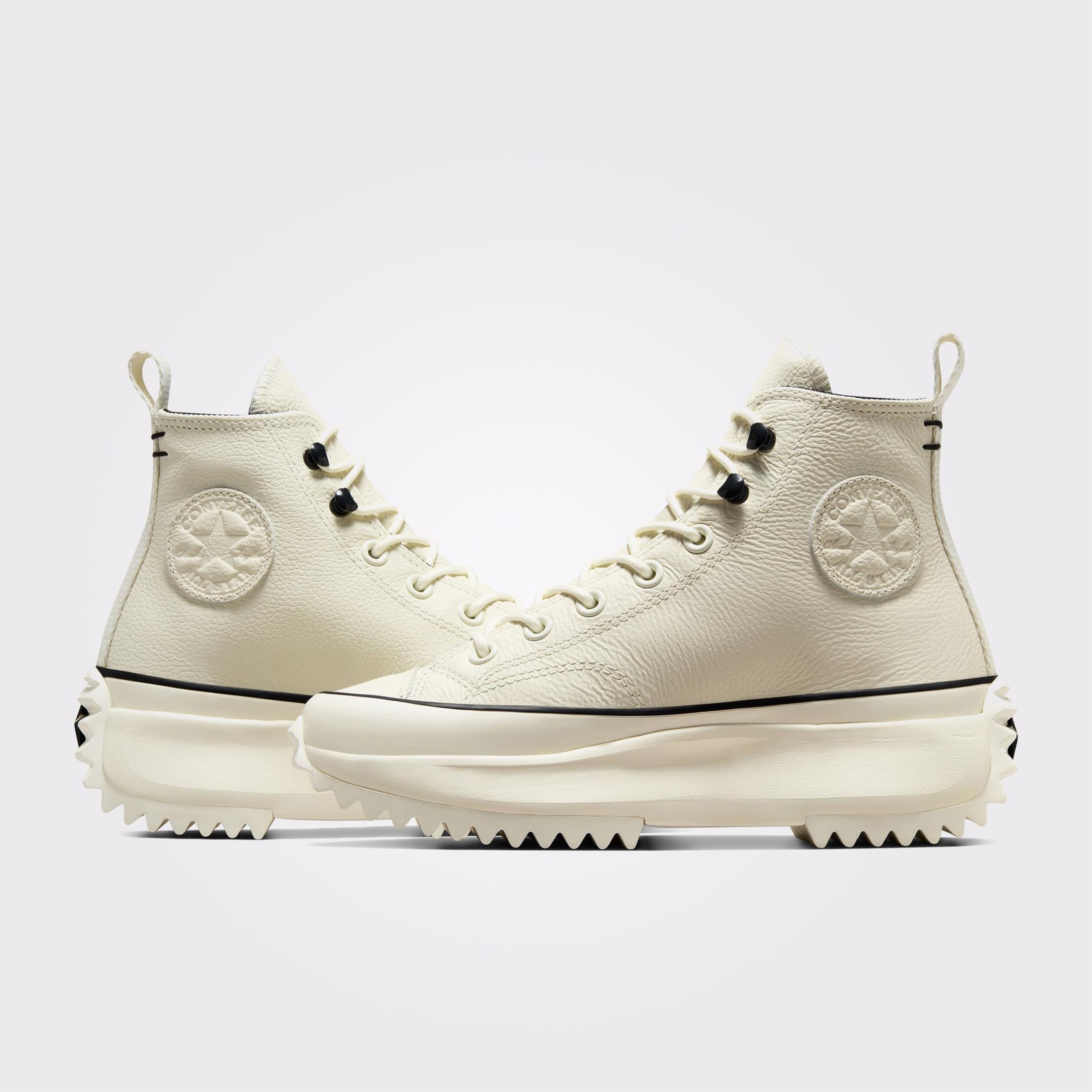 Converse Run Star Hike Platform Counter Climate Kadın Krem Sneaker