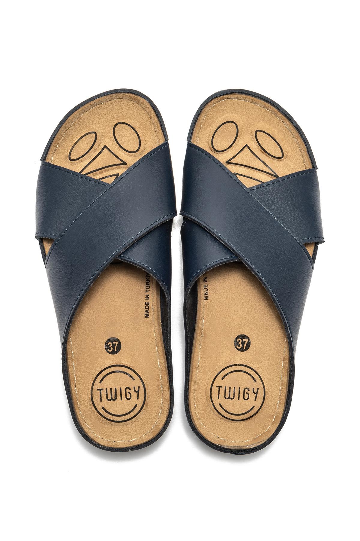 Duygu Kadın Terlik Lacivert 36/40