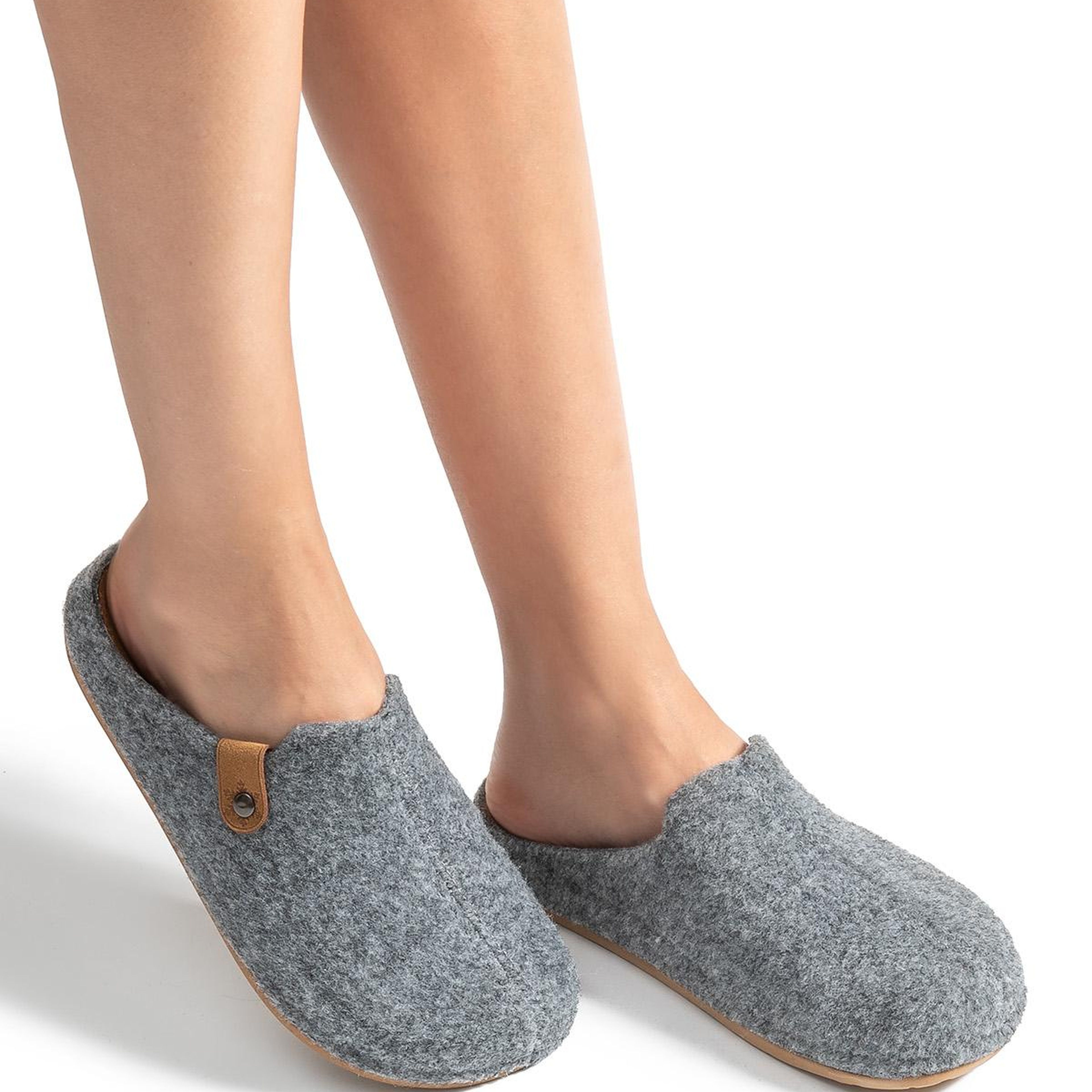 Teina Kadın,Garson Boy Ev Terliği Füme 36/40