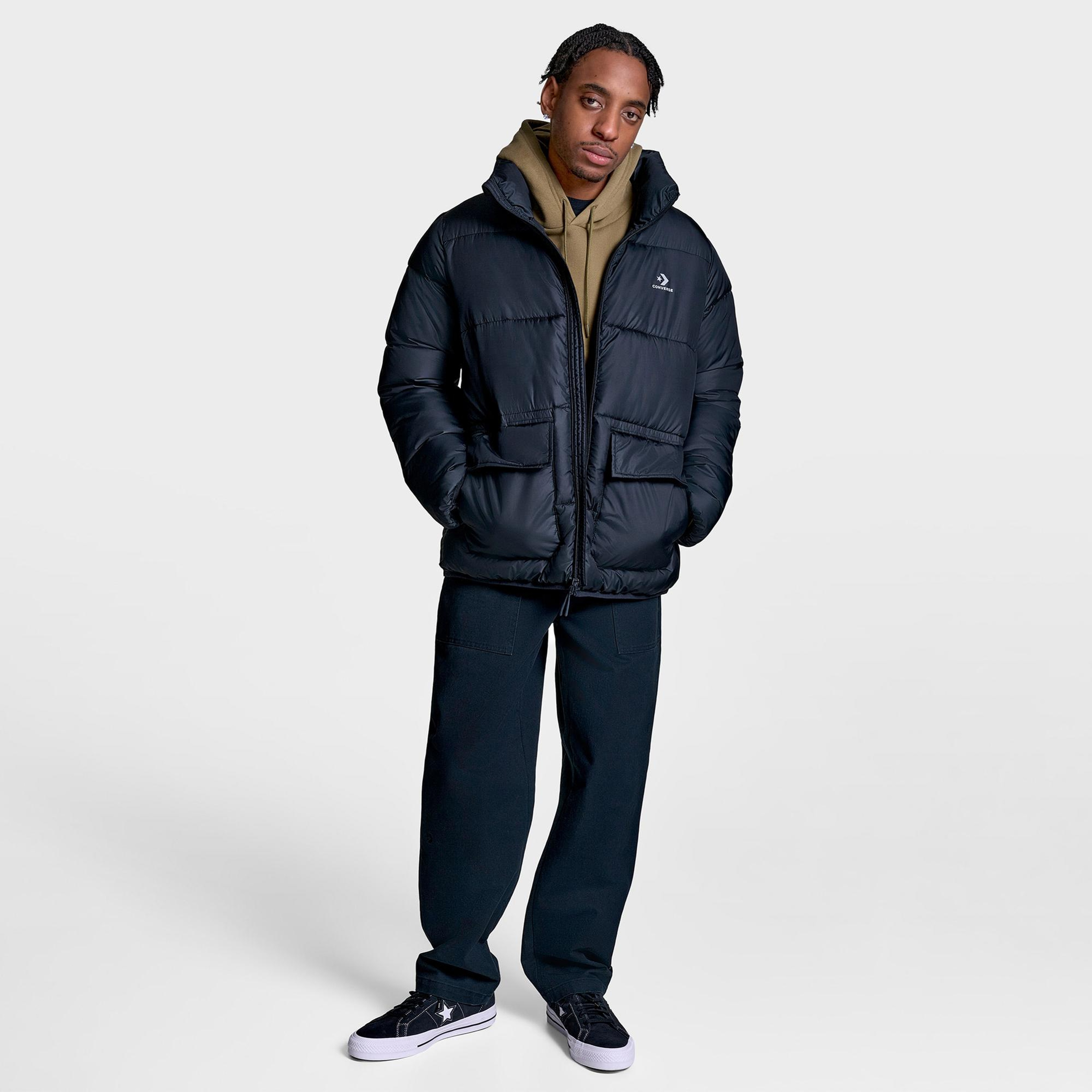 Converse Erkek Lacivert Puffer Mont