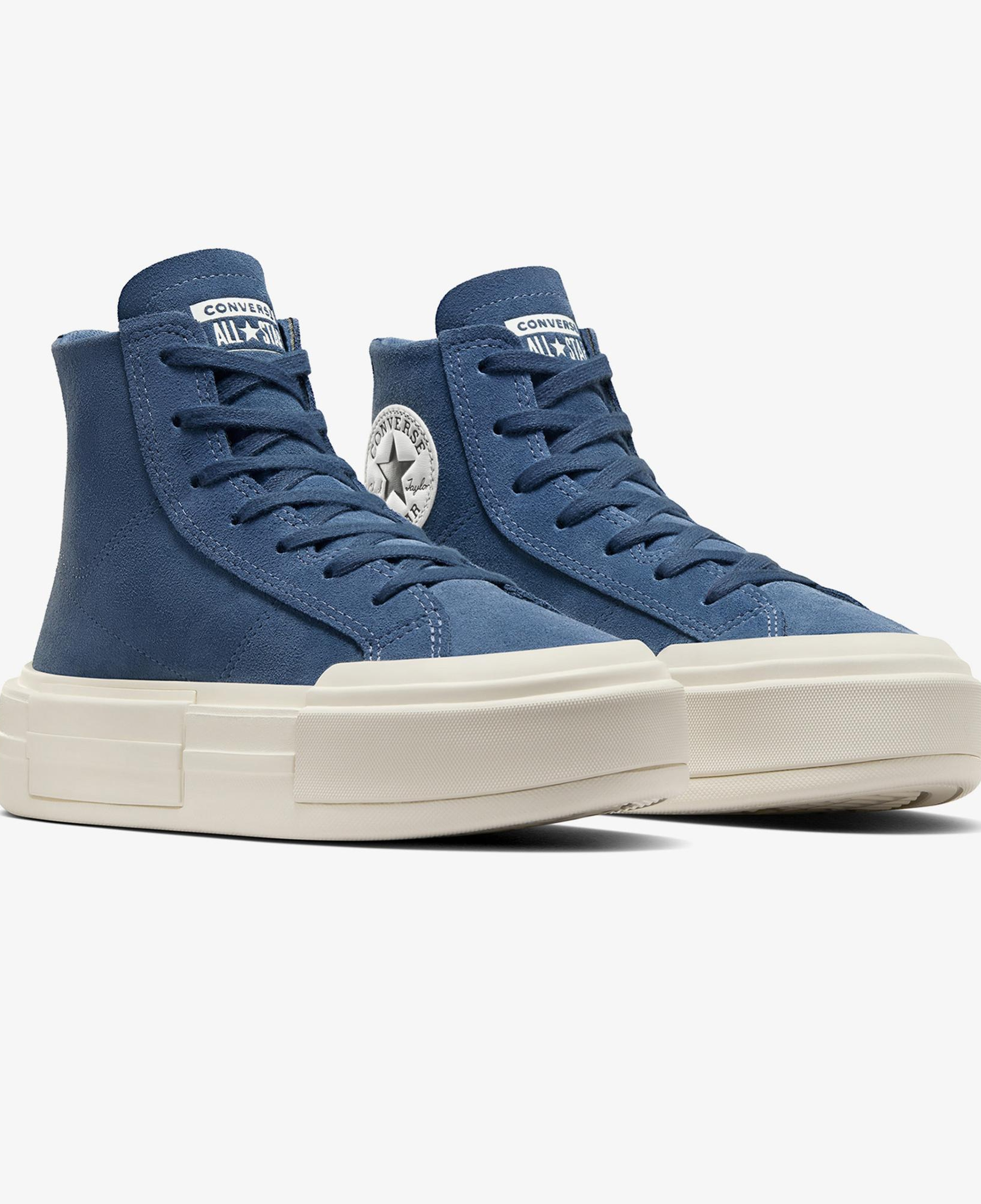 Converse Cruise Unisex Lacivert Süet Platform Sneaker