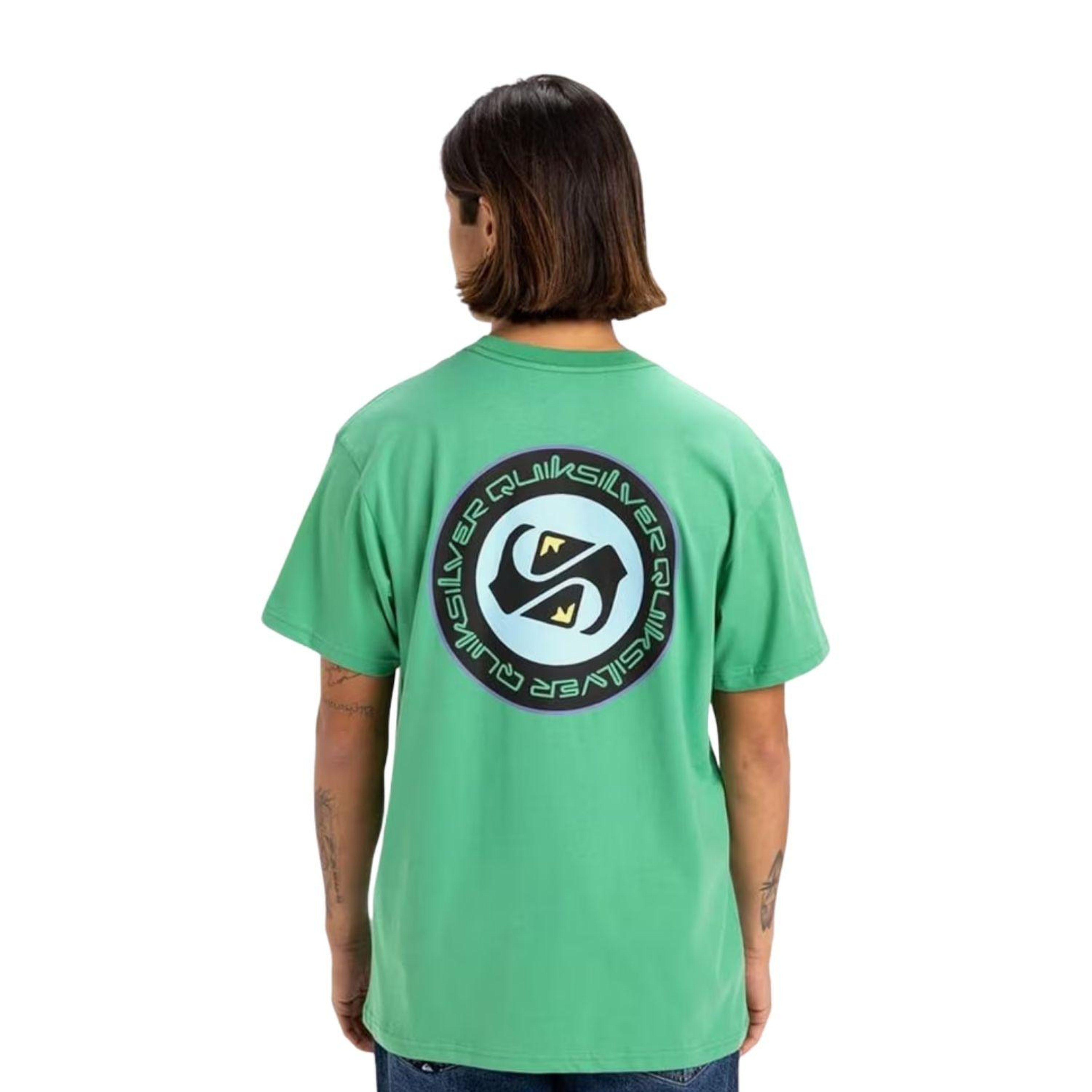 Quiksilver Circle Back Erkek Yeşil Tişört