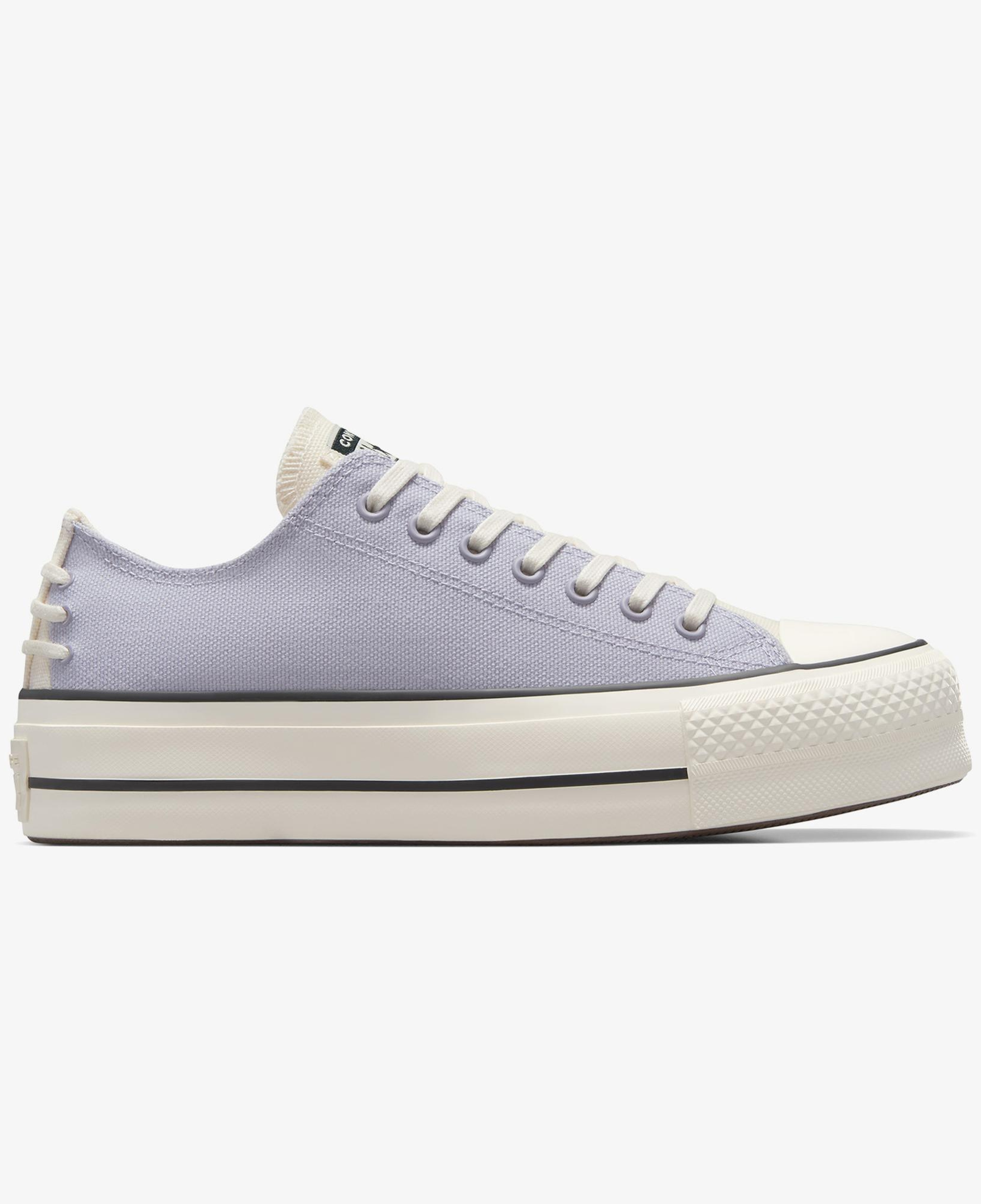Converse Chuck Taylor All Star Lift Crafted Laces Kadın Lila Platform Sneaker