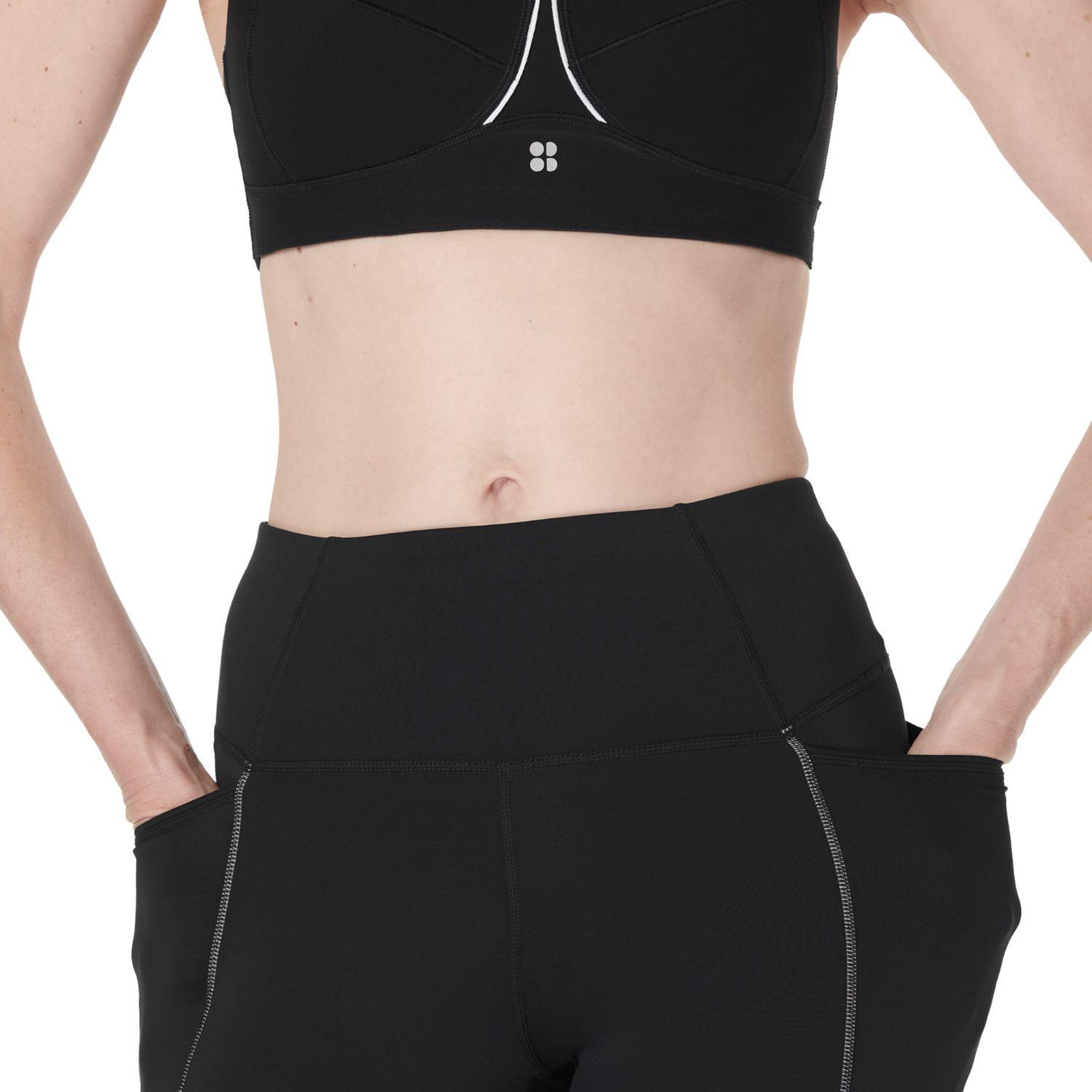 Sweaty Betty Therma Boost Running Leggings Kadın Siyah Koşu Taytı