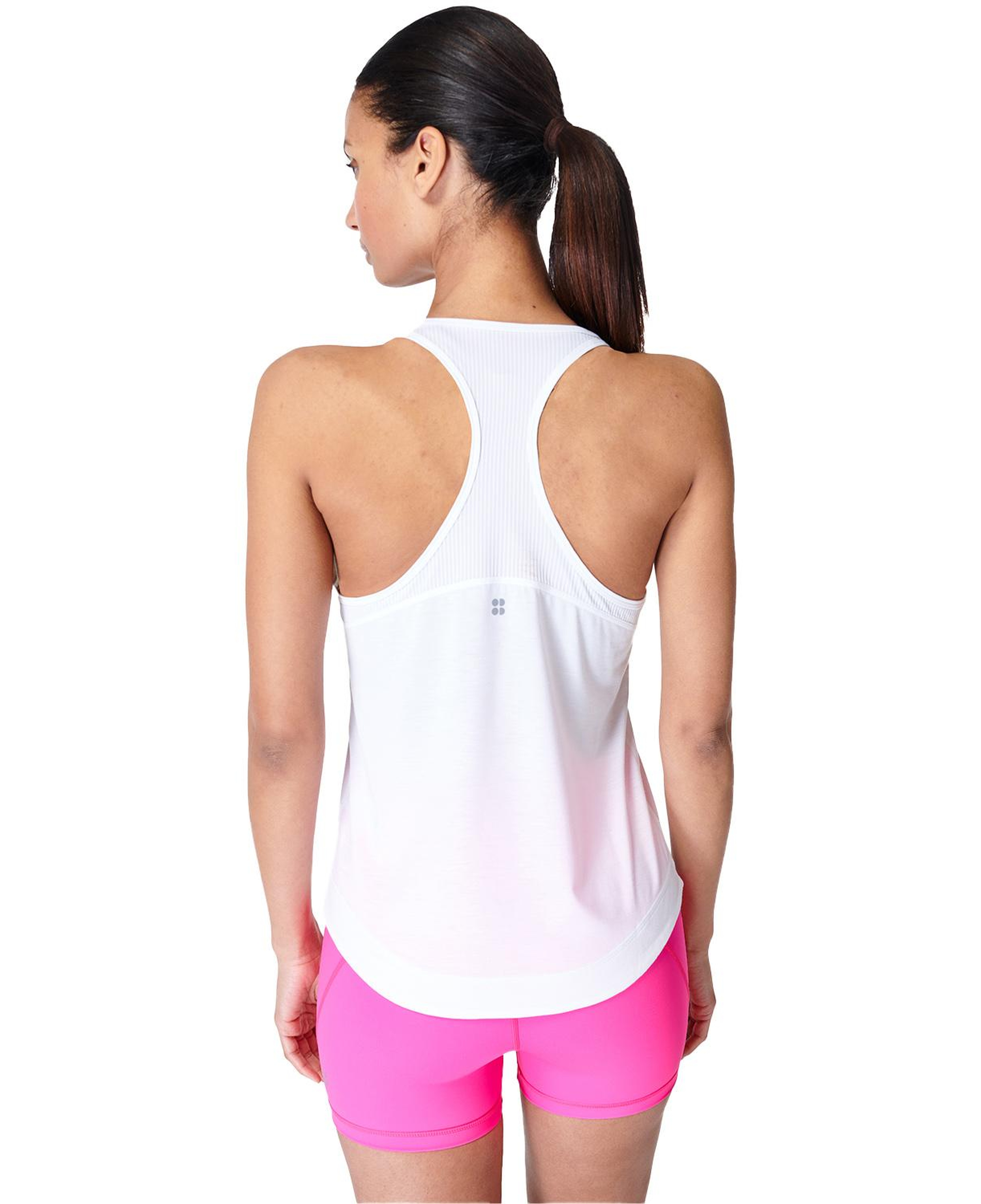 Sweaty Betty Breathe Easy Run Kadın Beyaz Koşu Tank Top