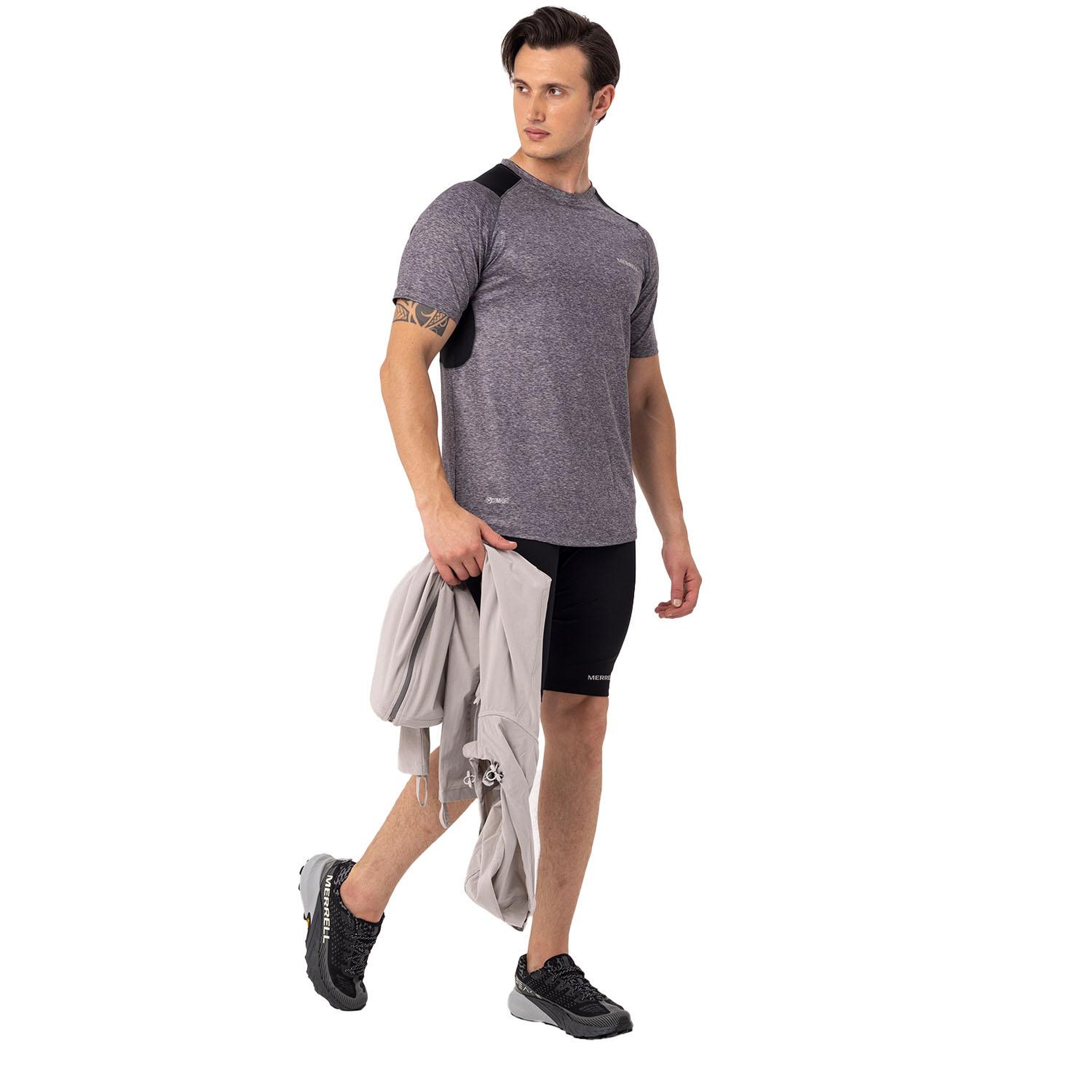 Merrell Till Erkek Gri Koşu Tişört