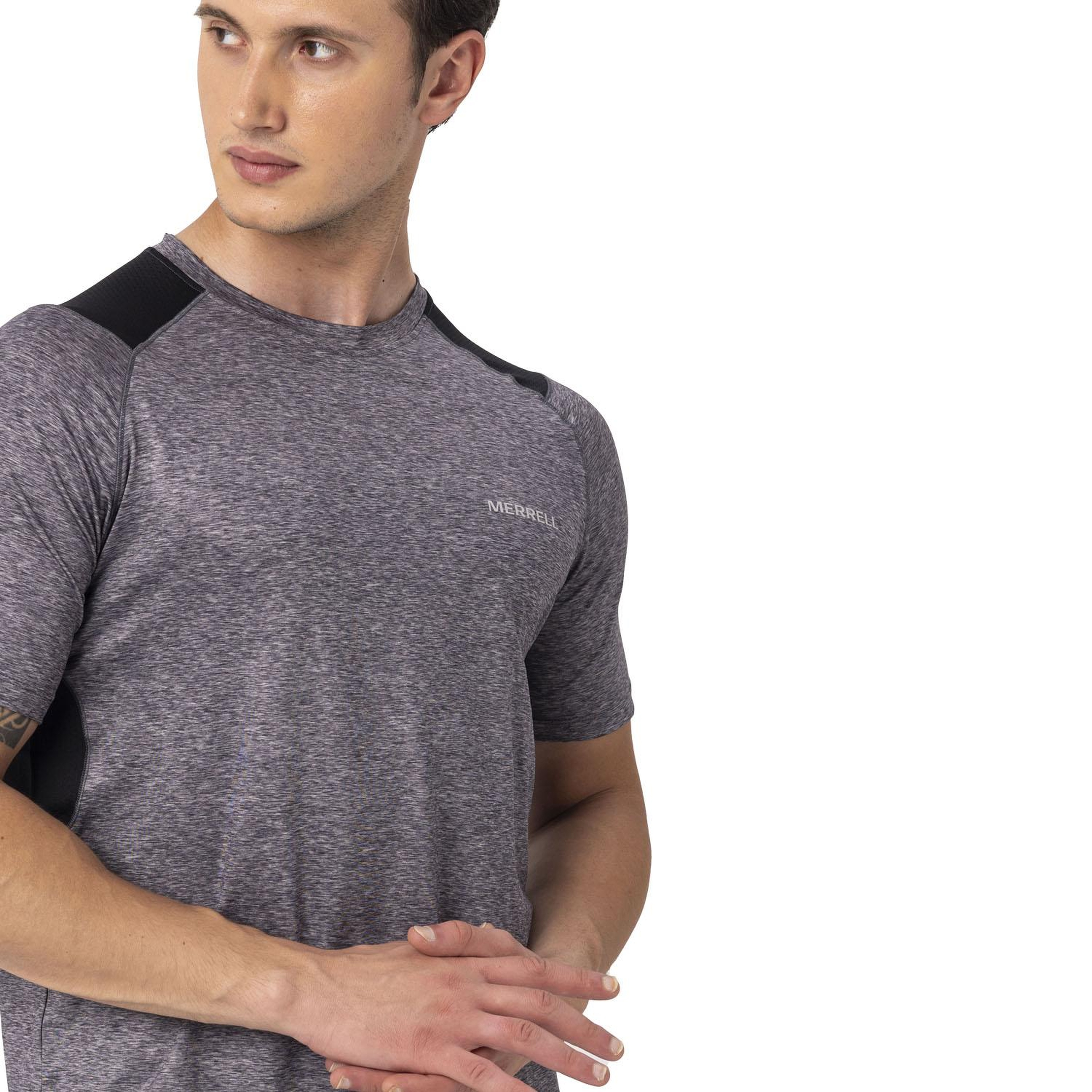 Merrell Till Erkek Gri Koşu Tişört