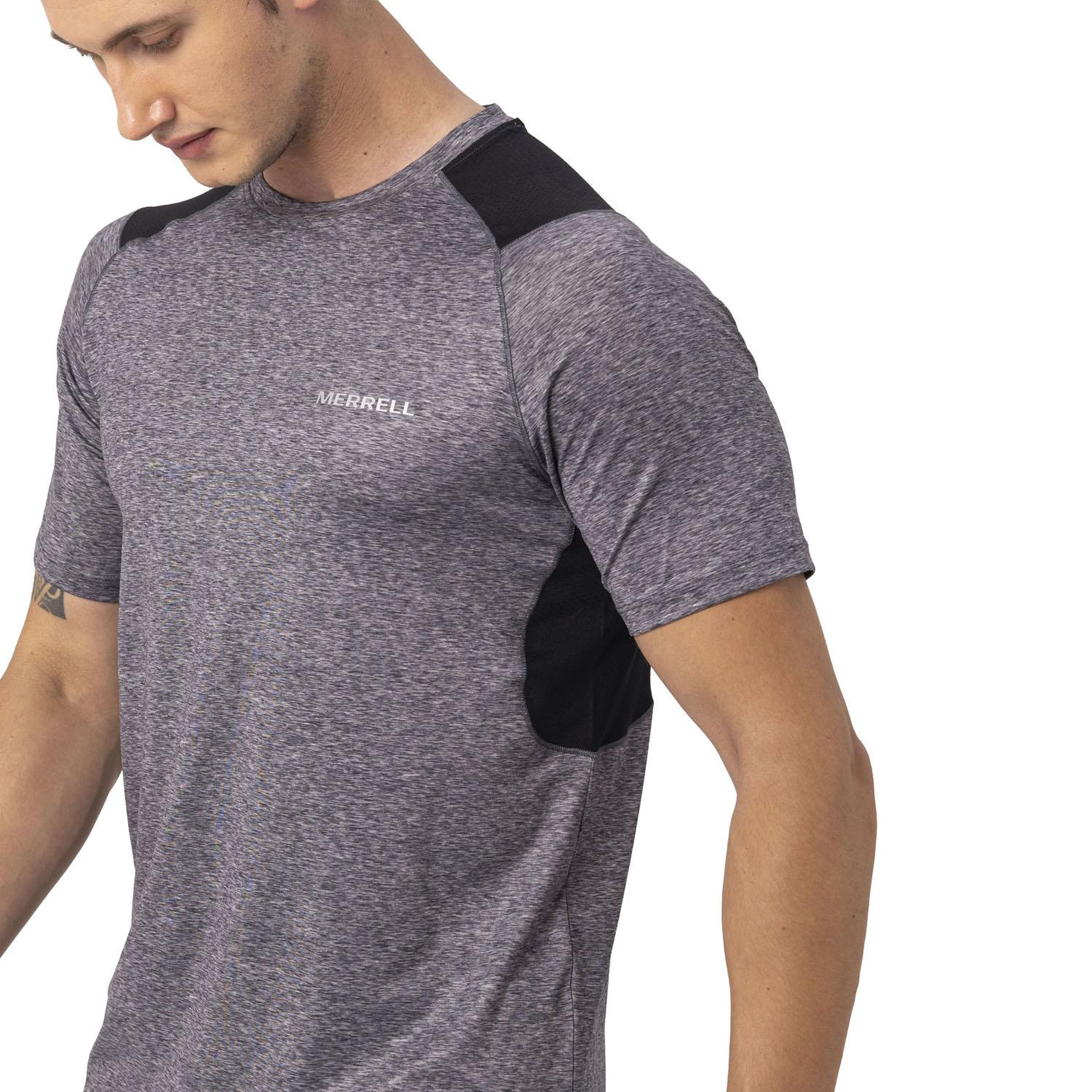 Merrell Till Erkek Gri Koşu Tişört