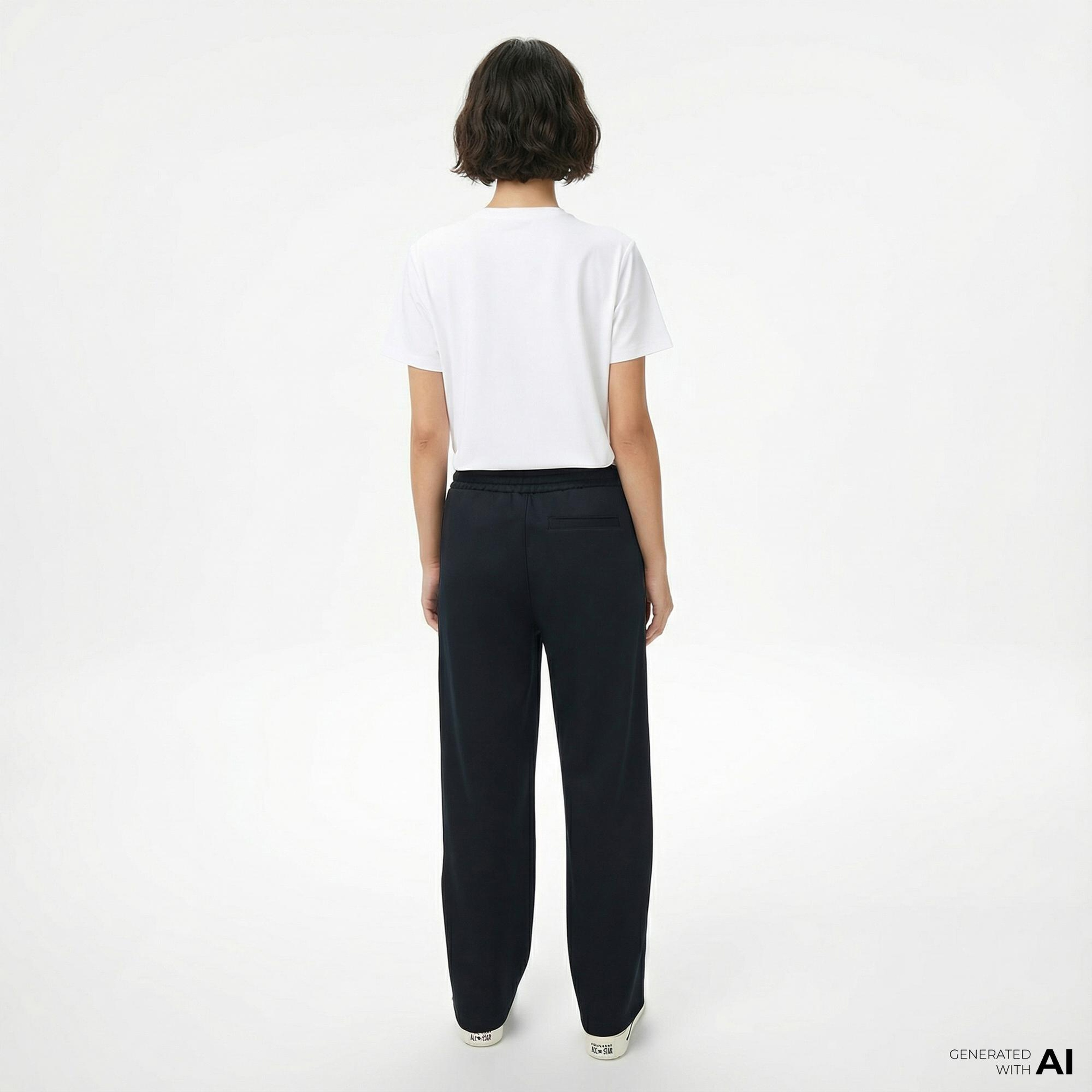 Converse Kadın Siyah Eşofman Altı