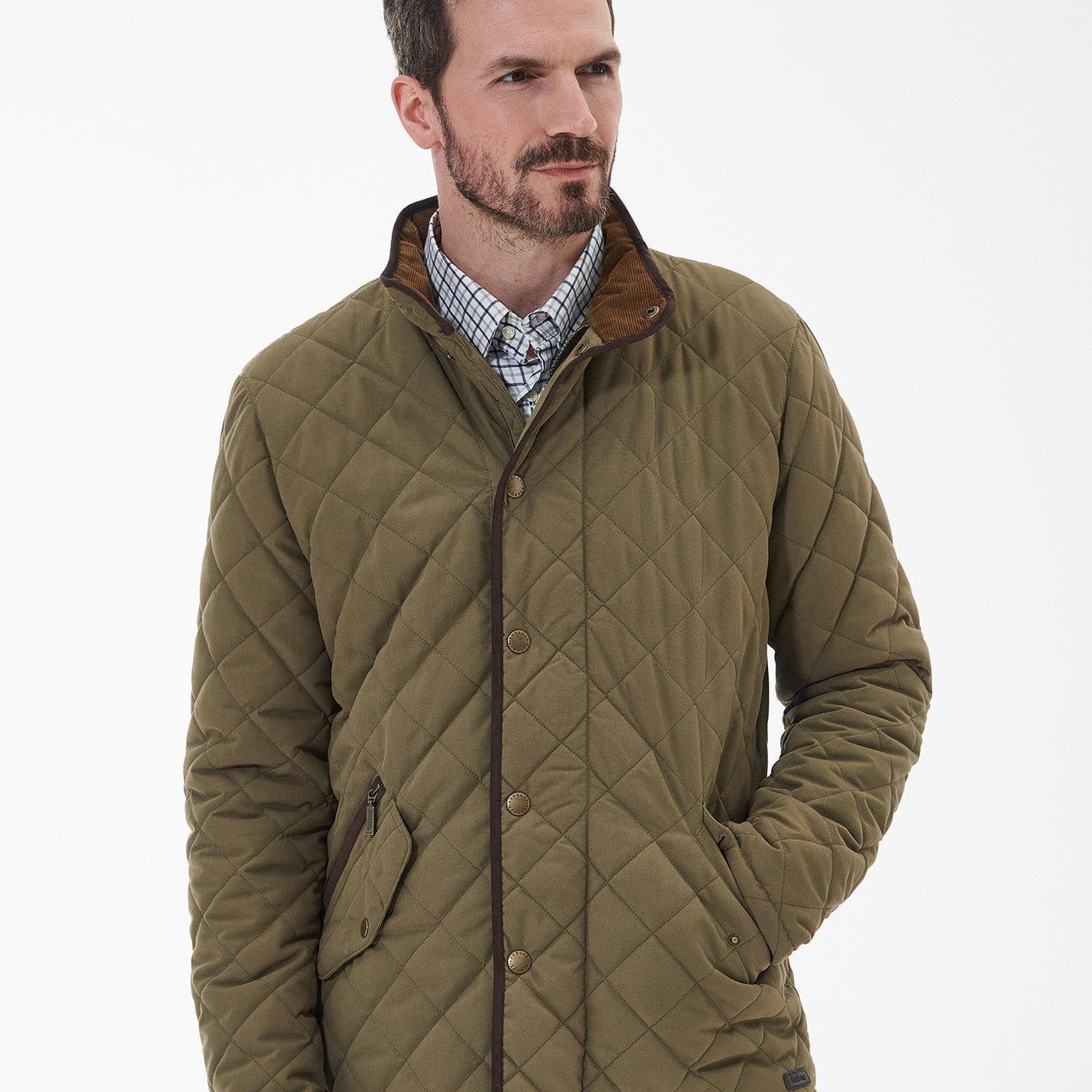Barbour Waterproof Shoveler Kapitone Ceket