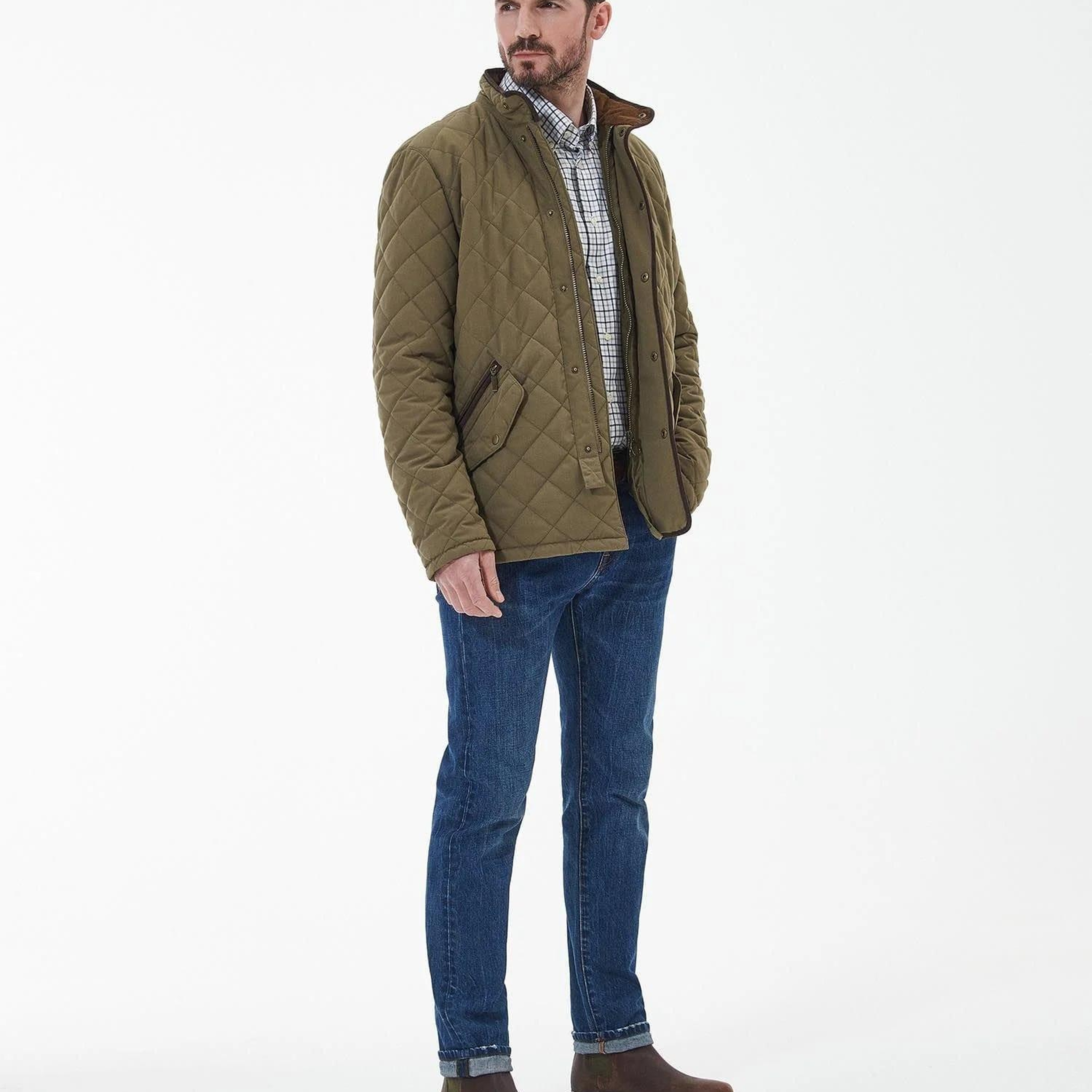 Barbour Waterproof Shoveler Kapitone Ceket