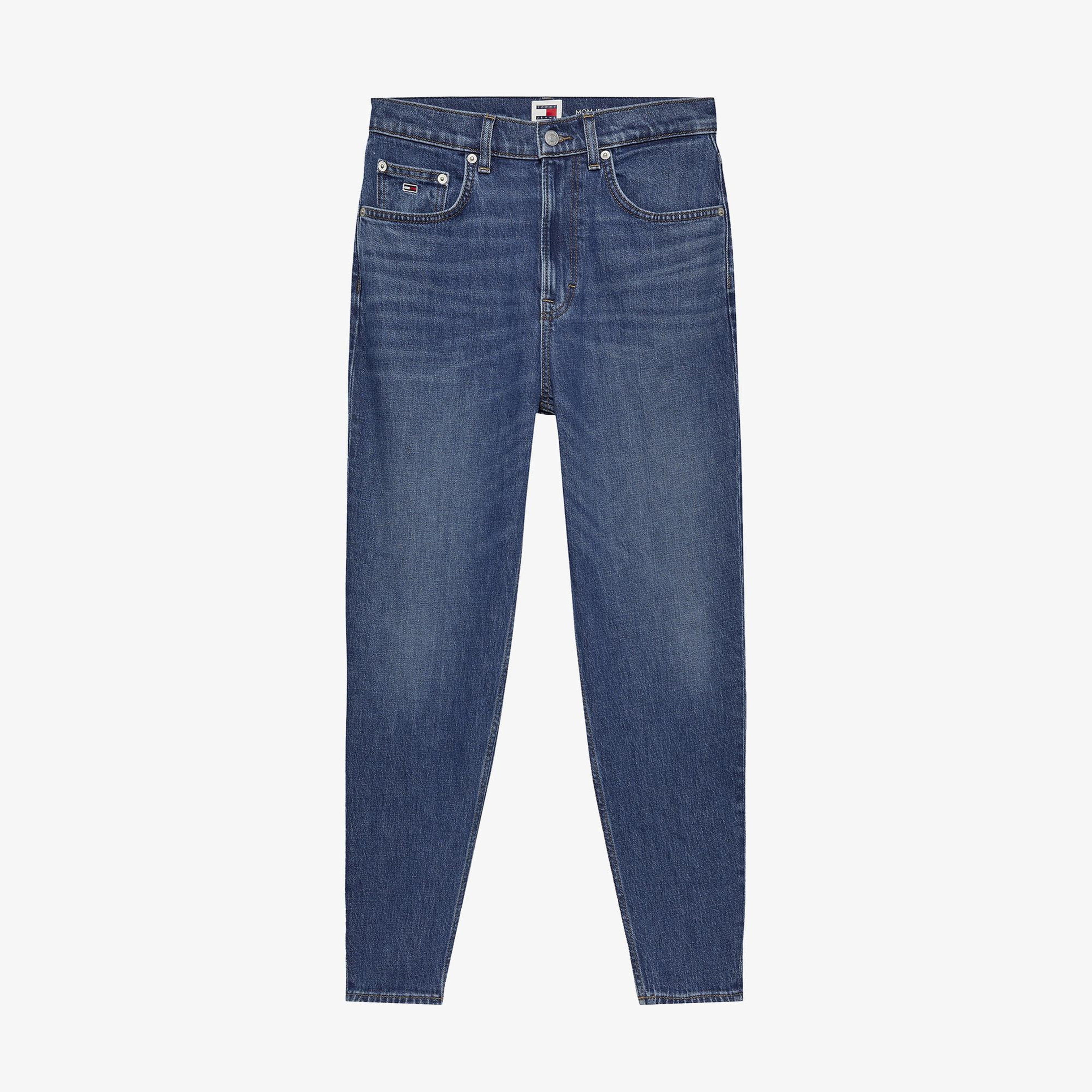 Tommy Jeans Mom Kadın Mavi Jean Pantolon