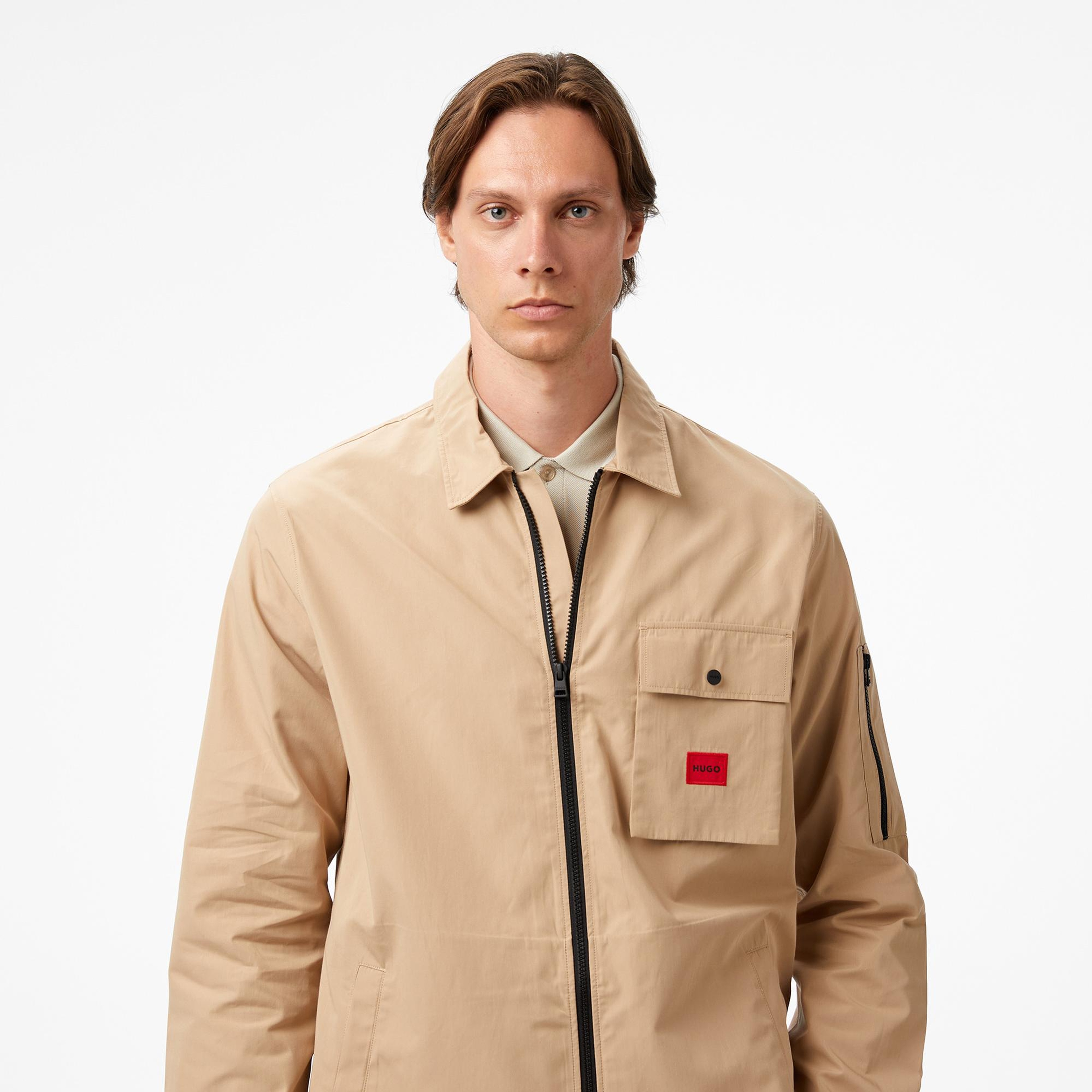 Hugo Emmond Erkek Bej Gömlek