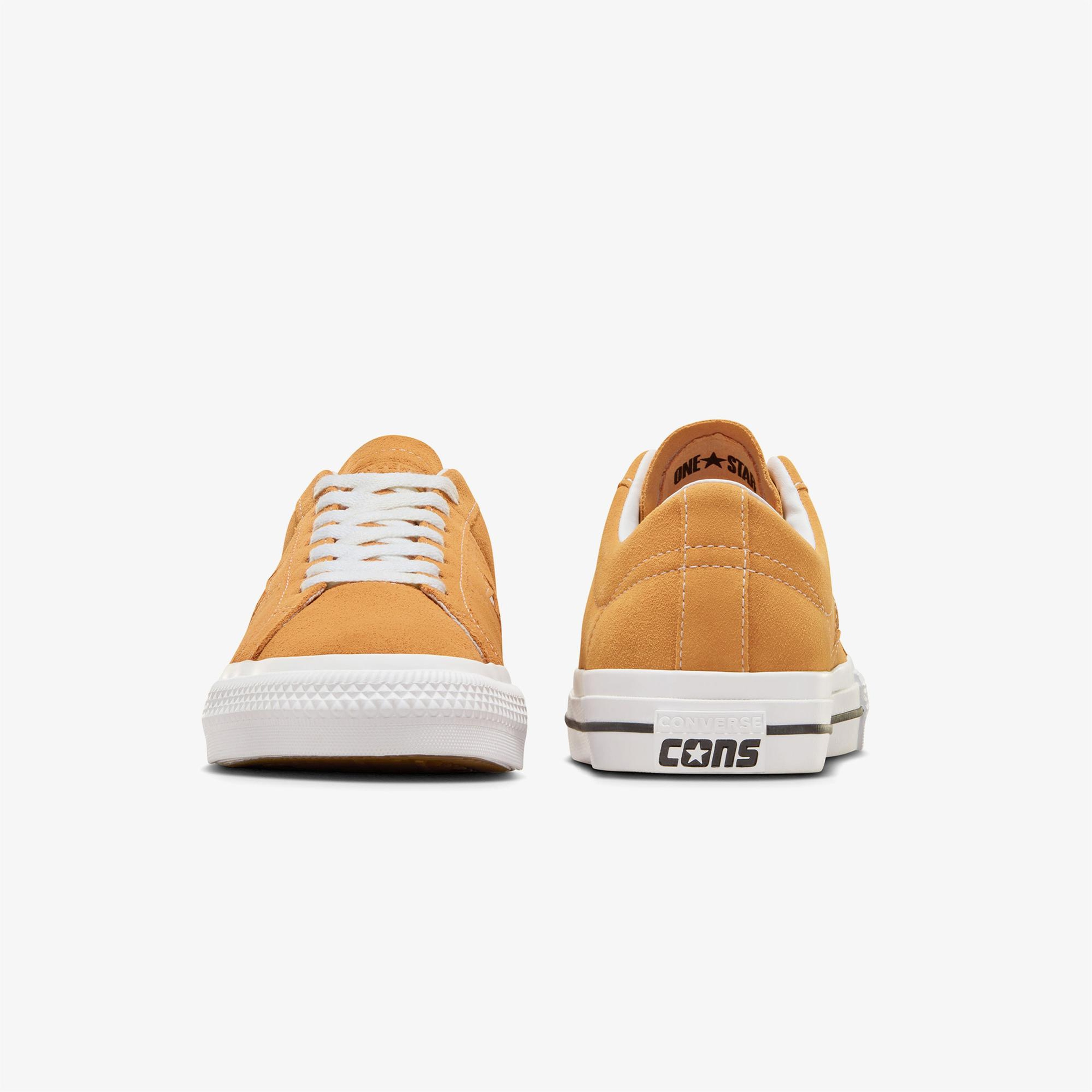 Converse One Star Pro Unisex Sarı Süet Sneaker