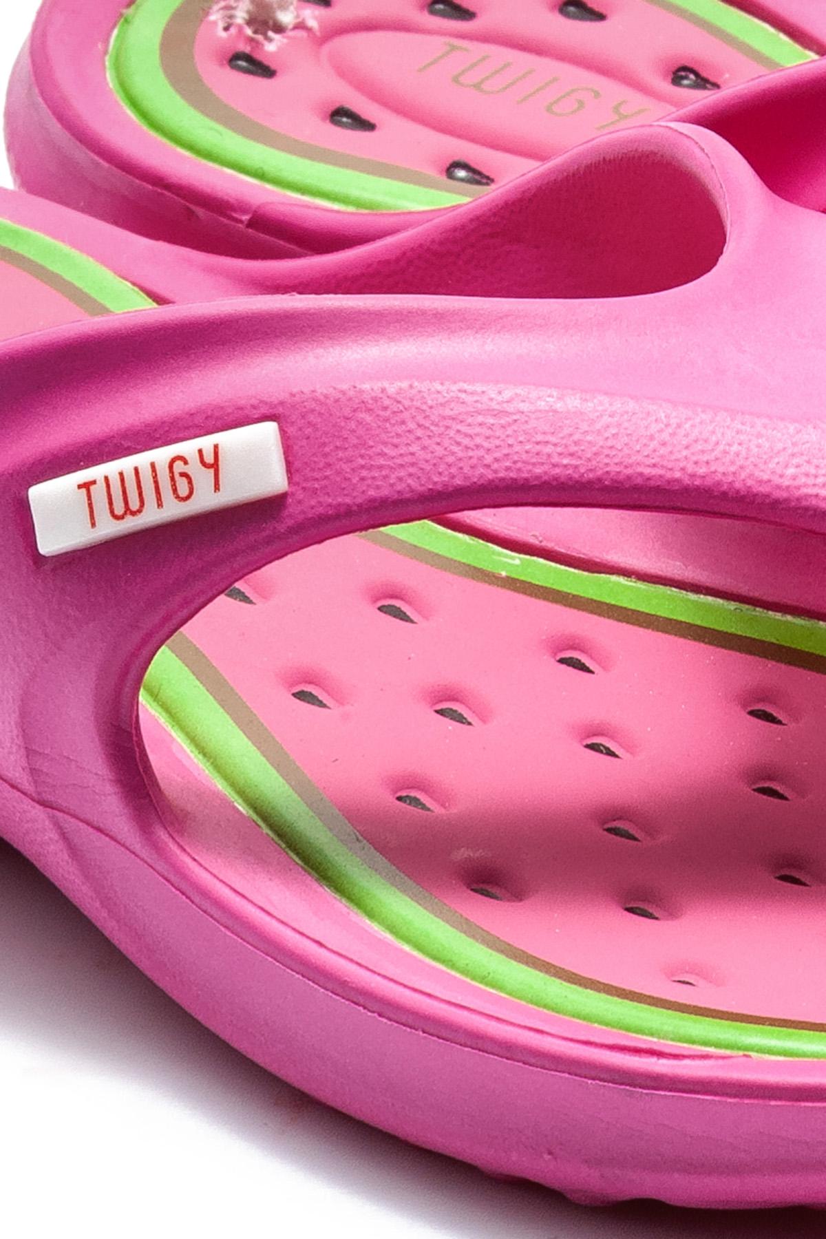 Juhu Çocuk Parmak Arası Terlik Fuşya 28/35