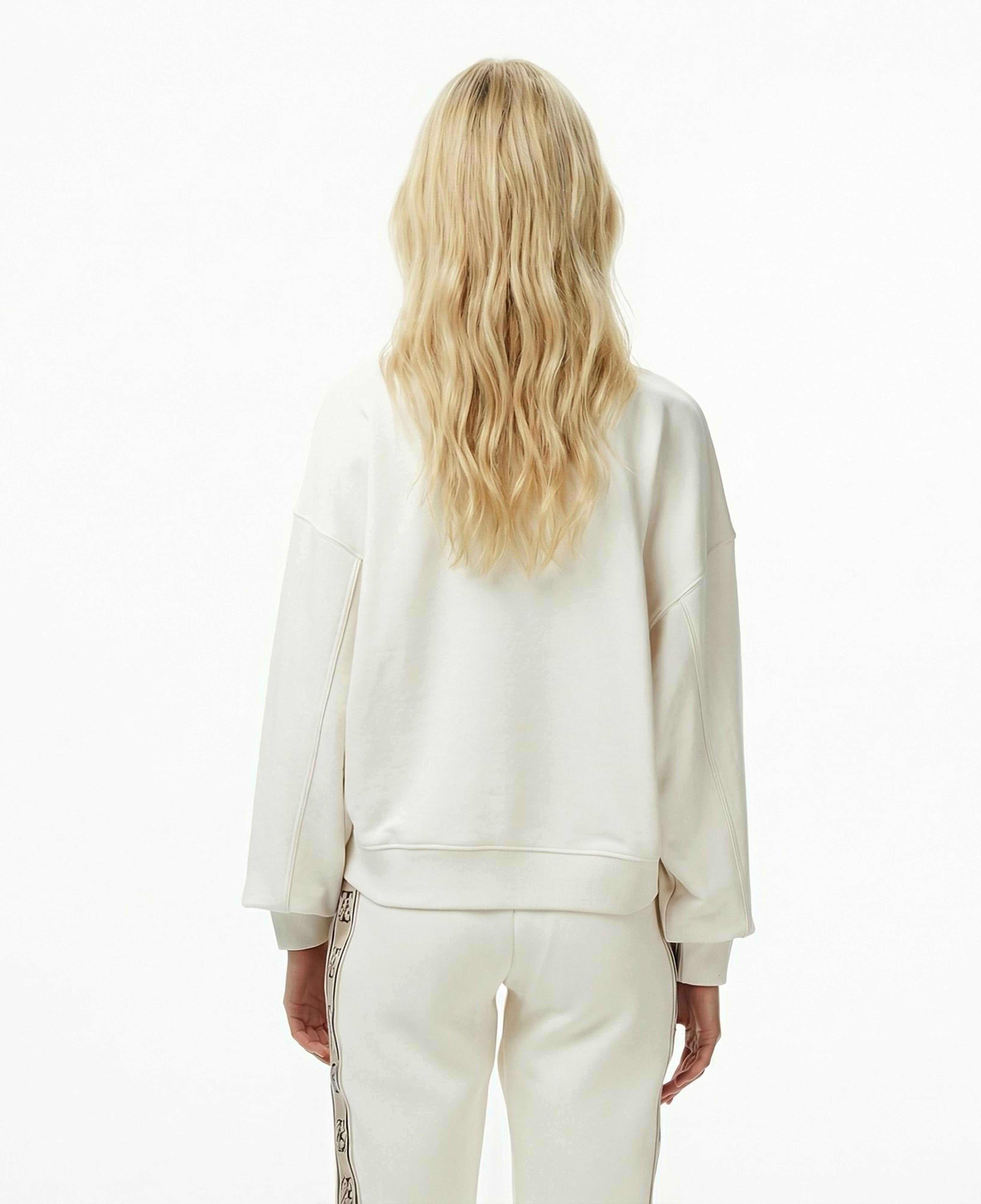 Guess Hotfix Kadın Krem Rengi Sweatshirt