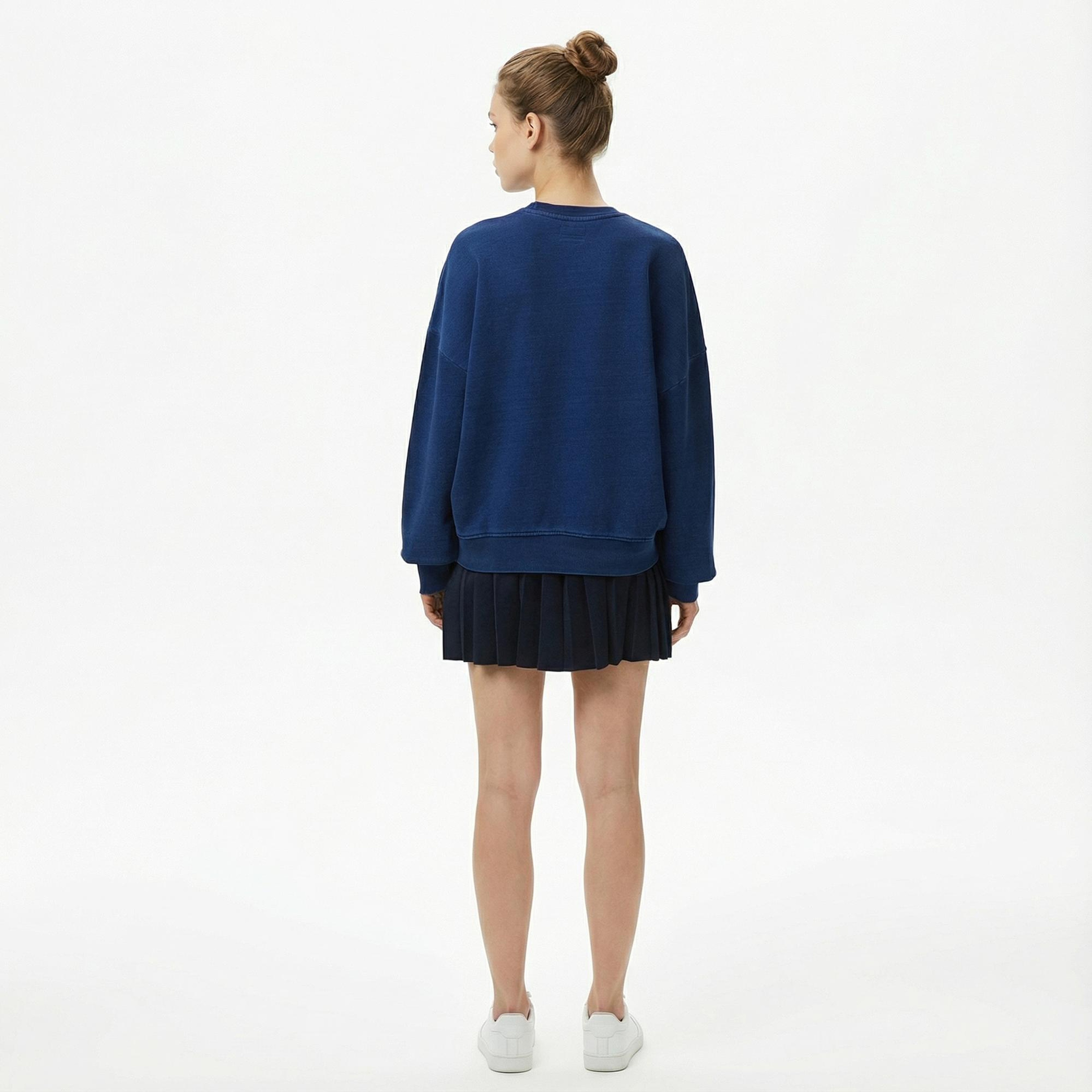 Guess Kadın Lacivert Sweatshirt
