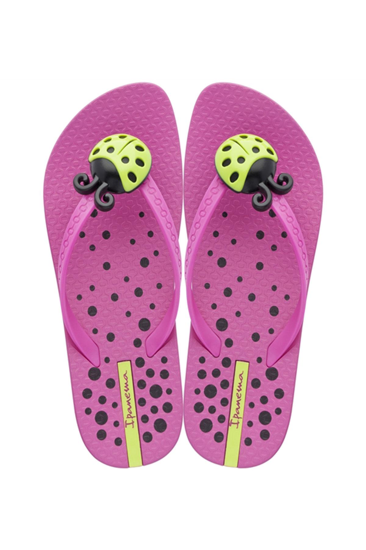 Love III Çocuk Parmak Arası Terlik Fuşya 28/35