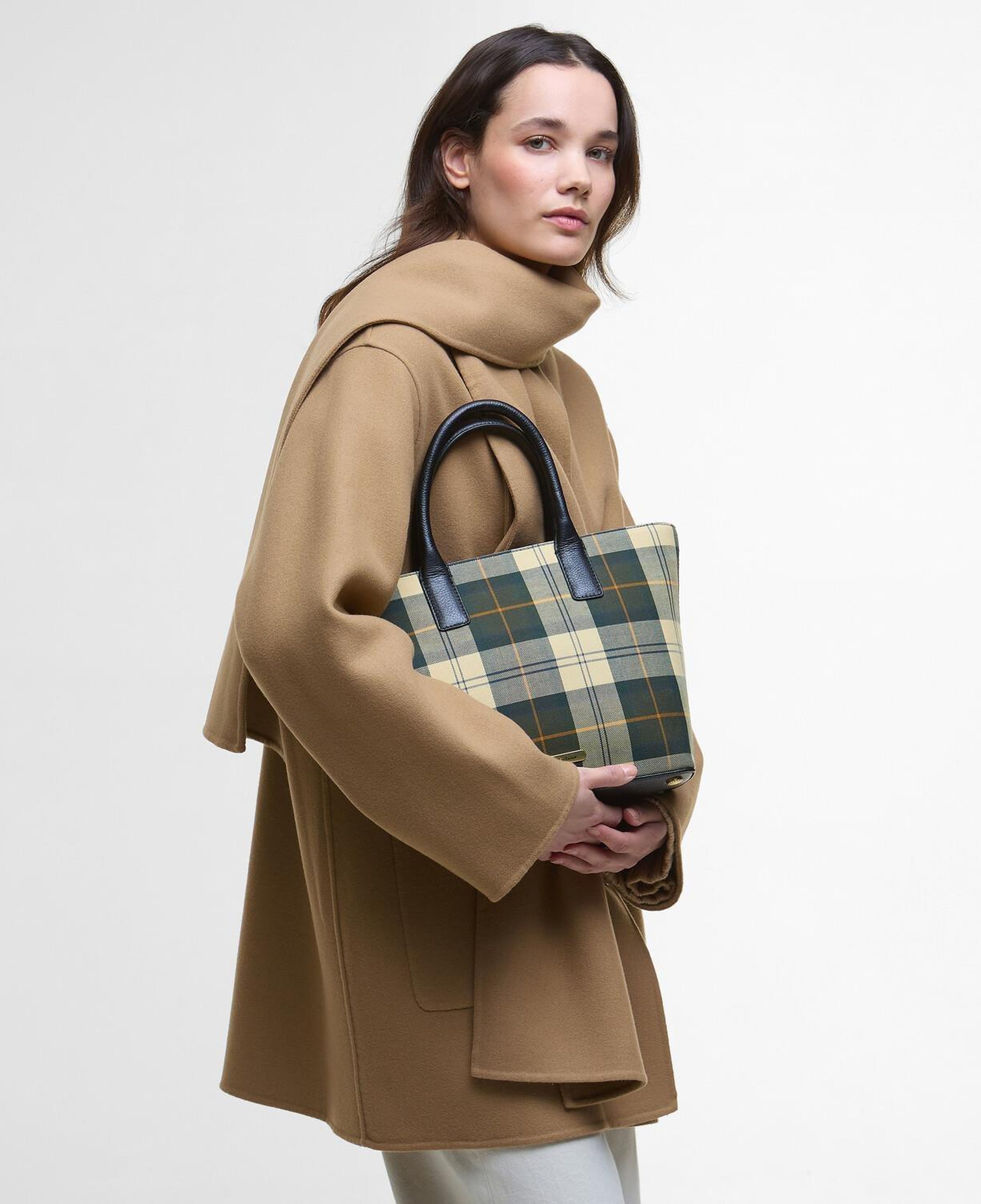 Barbour Birch Tartan Kol Çantası