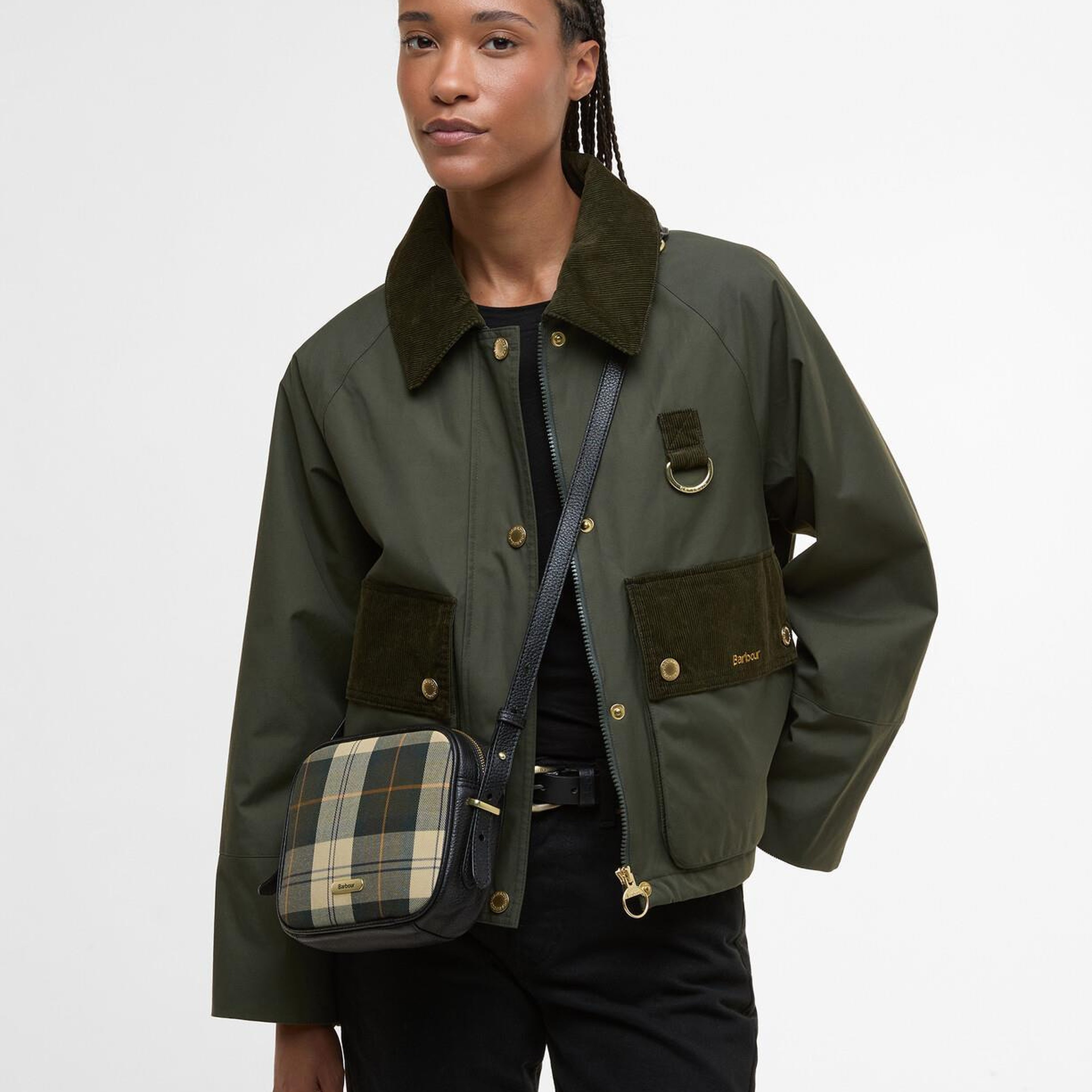 Barbour Daphne Tartan Çapraz Çanta