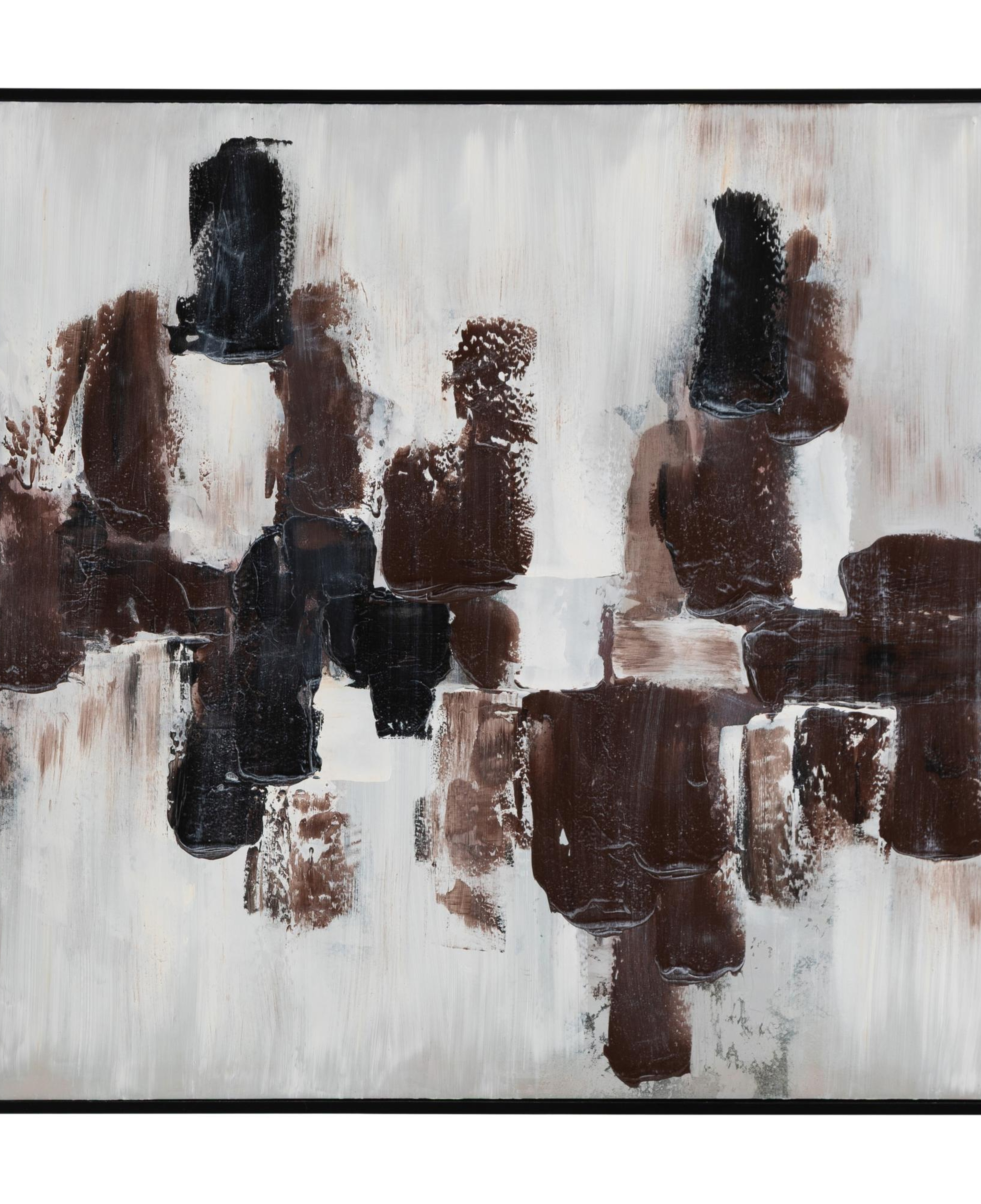 PULSE ÇERÇEVELİ YAĞLIBOYA TABLO 100X100 CM