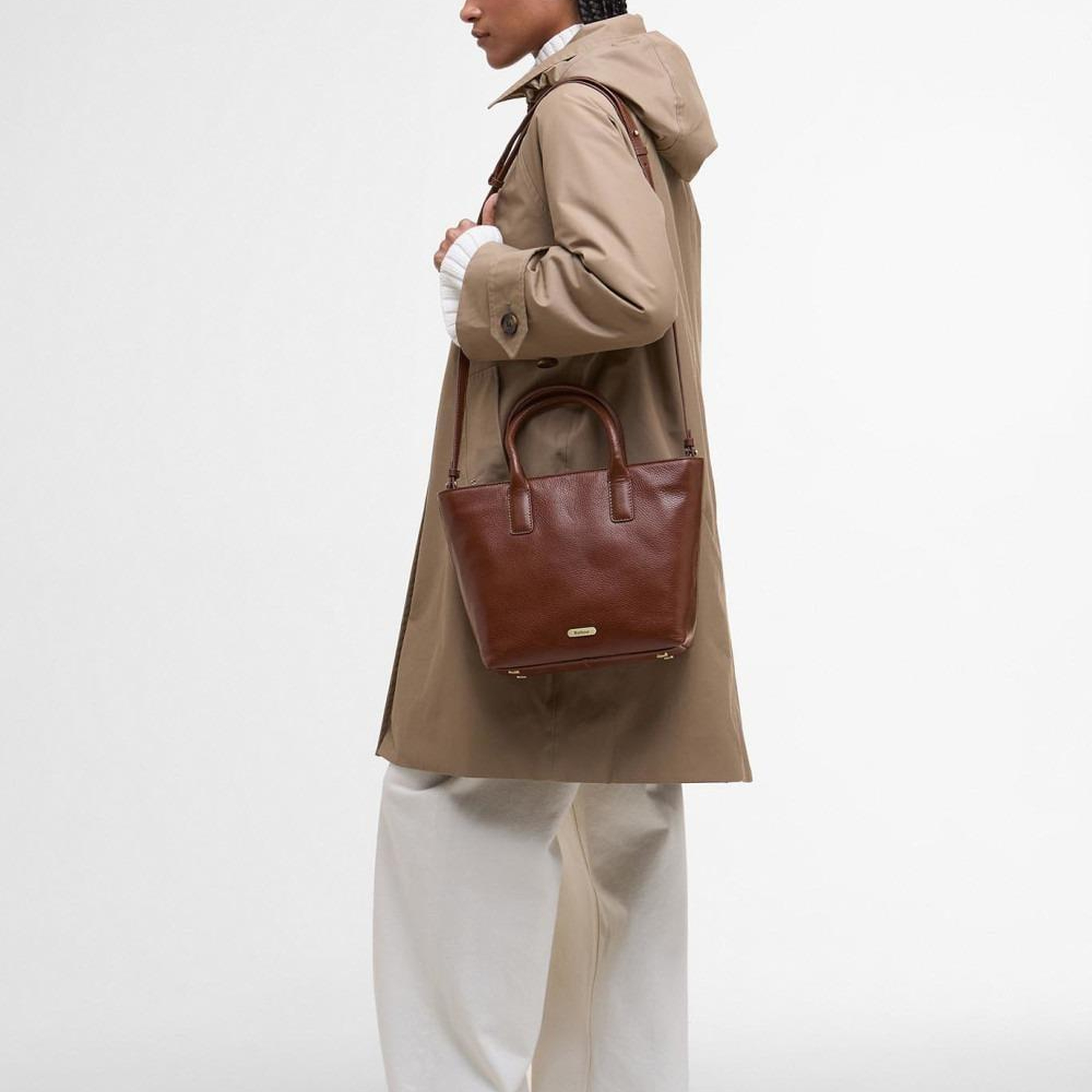 Barbour Birch Deri Kol Çantası