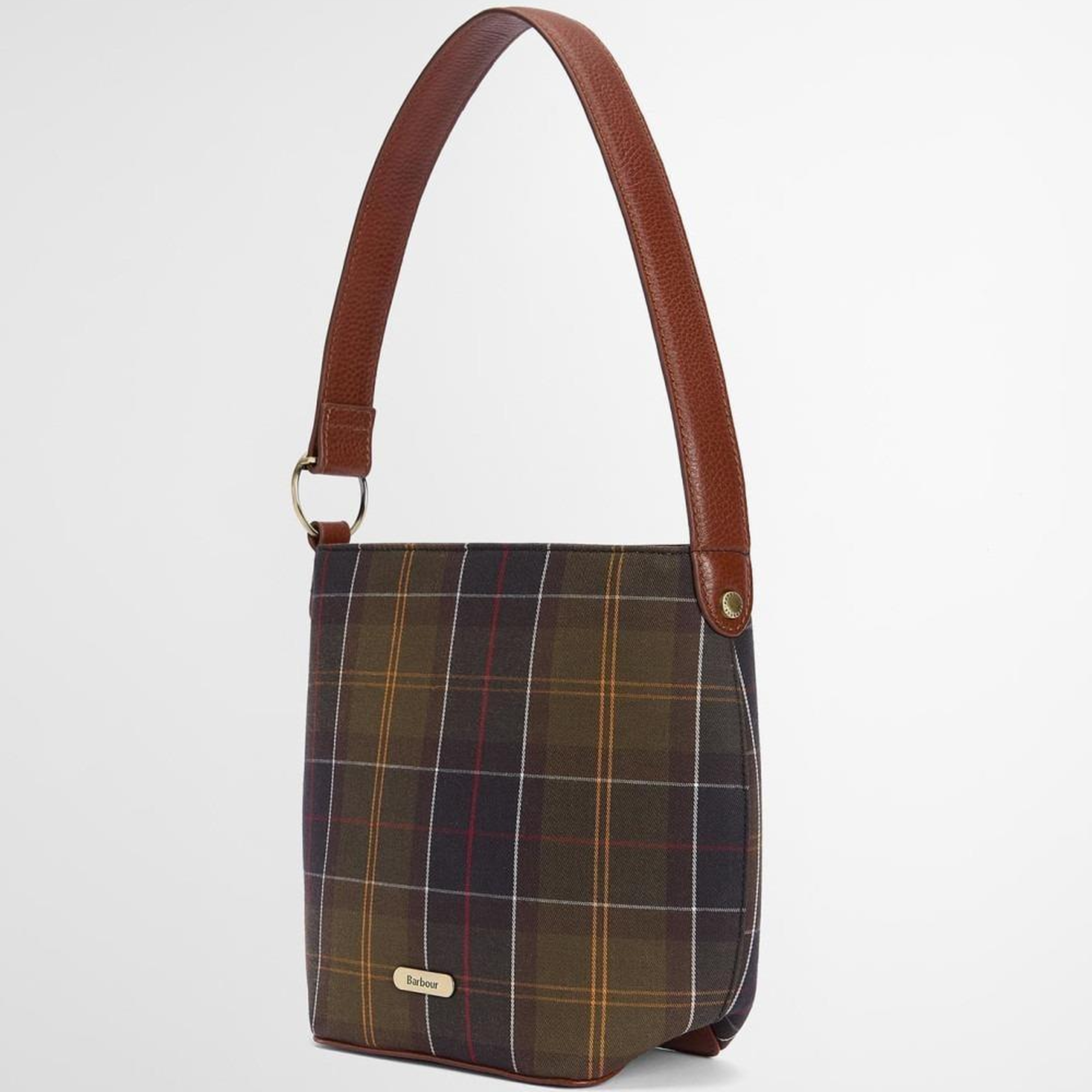 Barbour Cedar Tartan Bucket Kol Çantası
