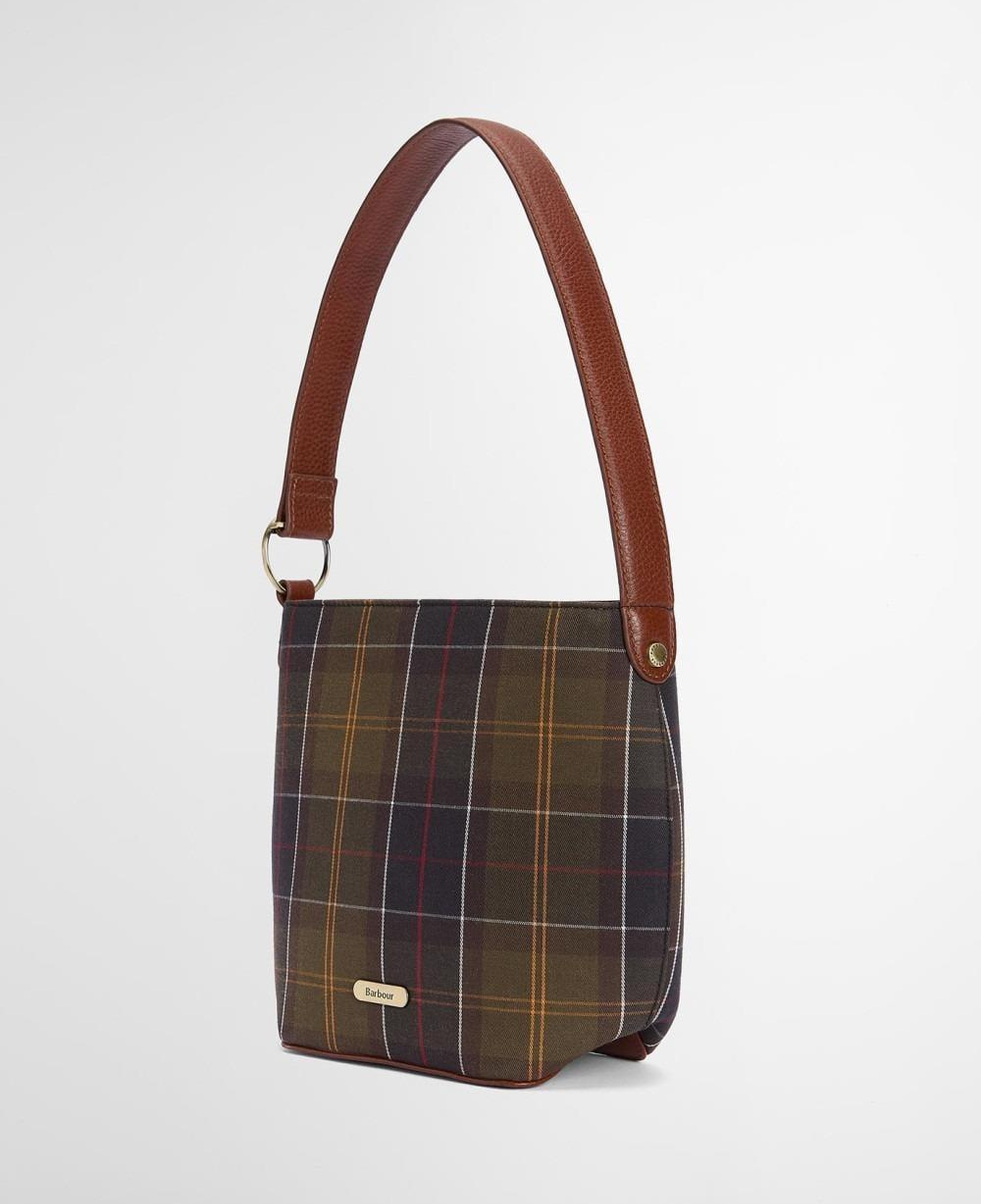 Barbour Cedar Tartan Bucket Kol Çantası