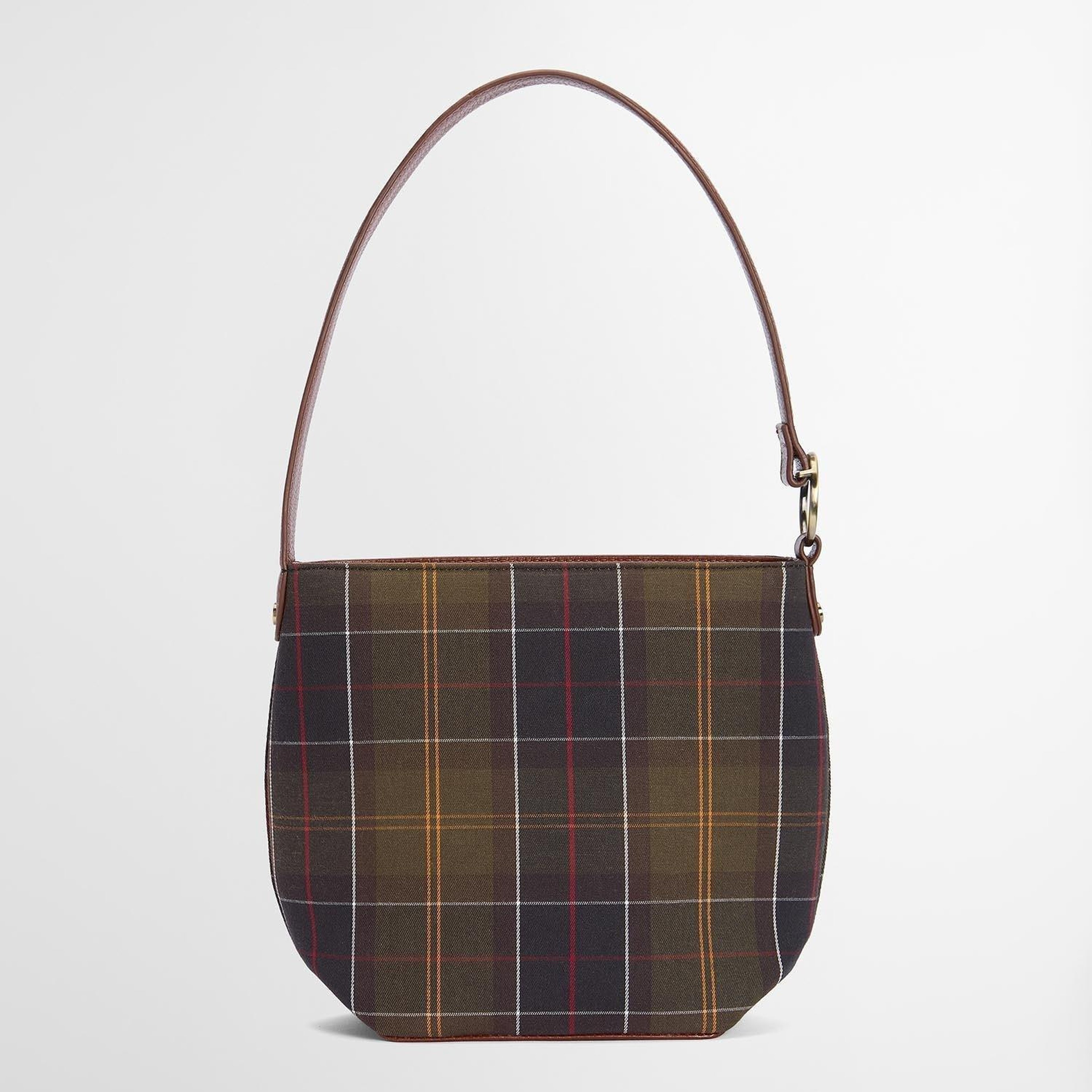 Barbour Cedar Tartan Bucket Kol Çantası