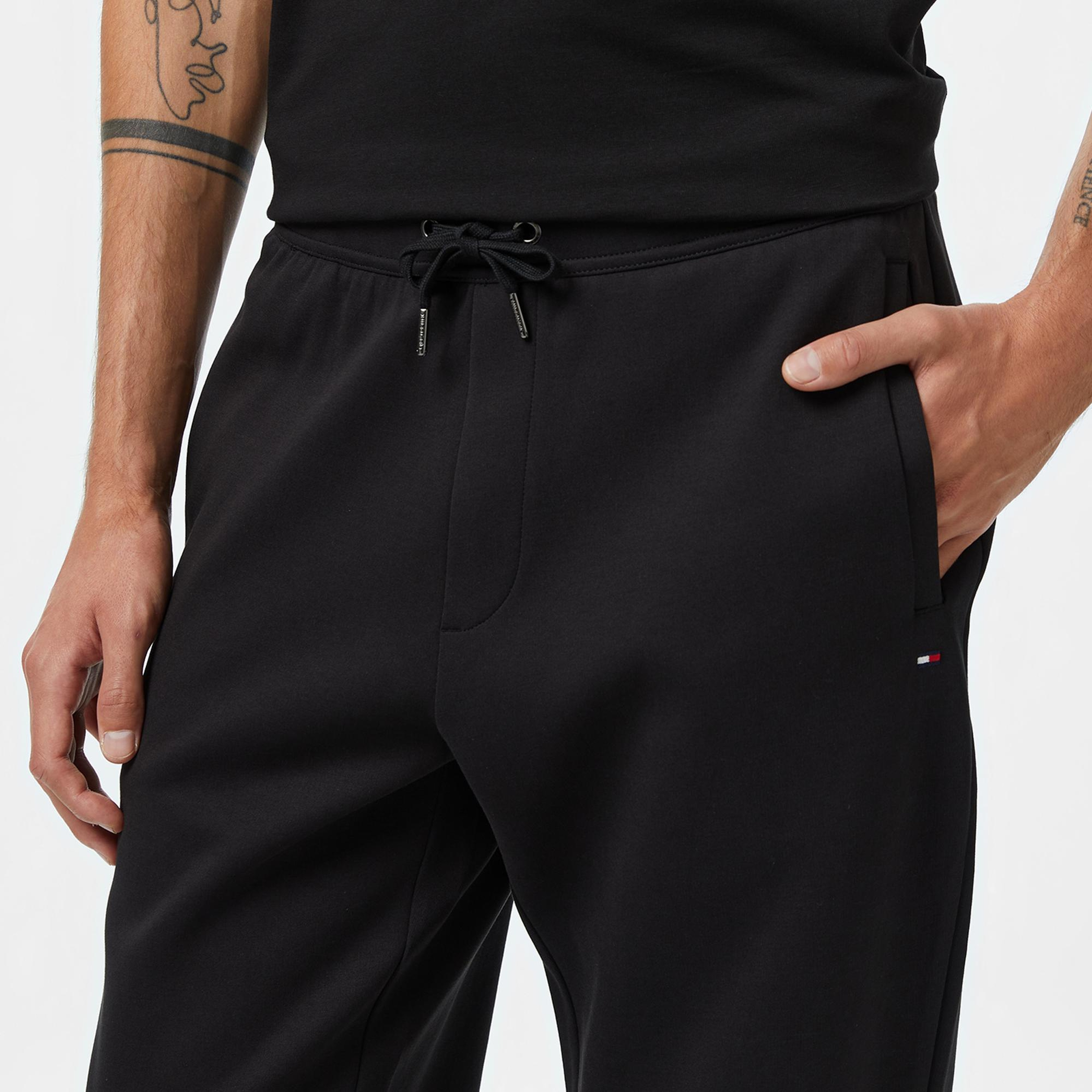 Tommy Hilfiger Essential Intechno Erkek Siyah Eşofman Altı