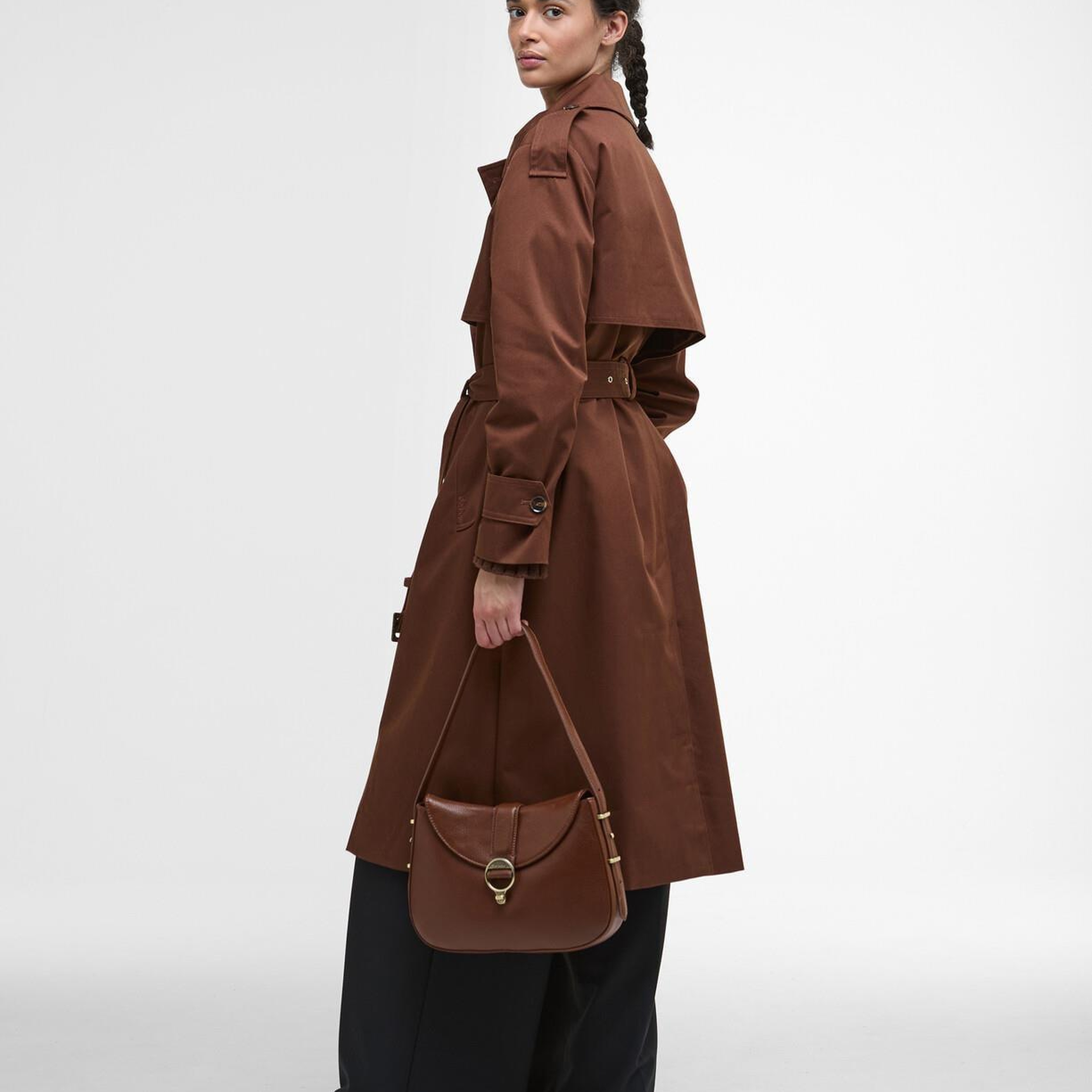 Barbour Alder Deri Kol Çantasıı