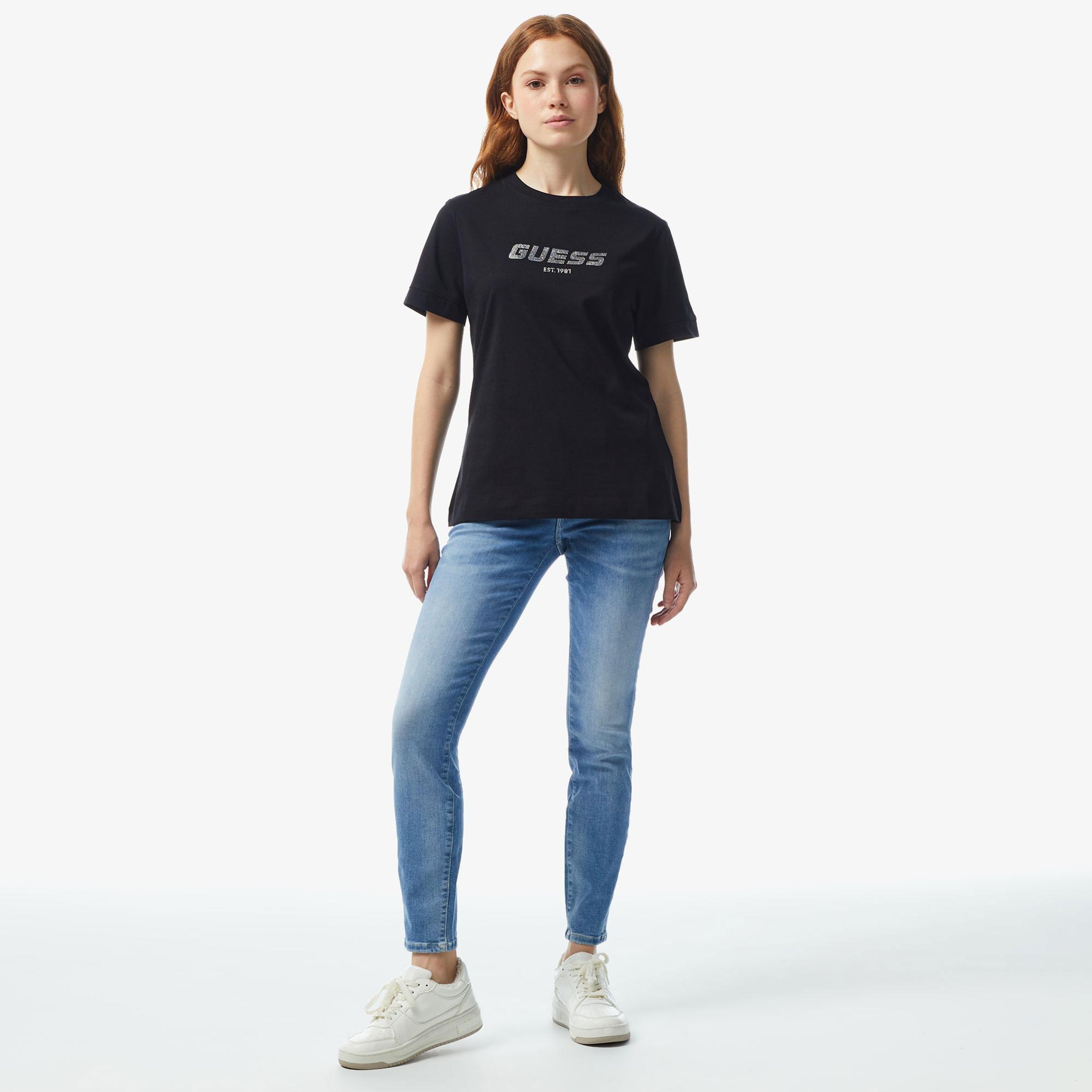 Guess Kadın Mavi Jean