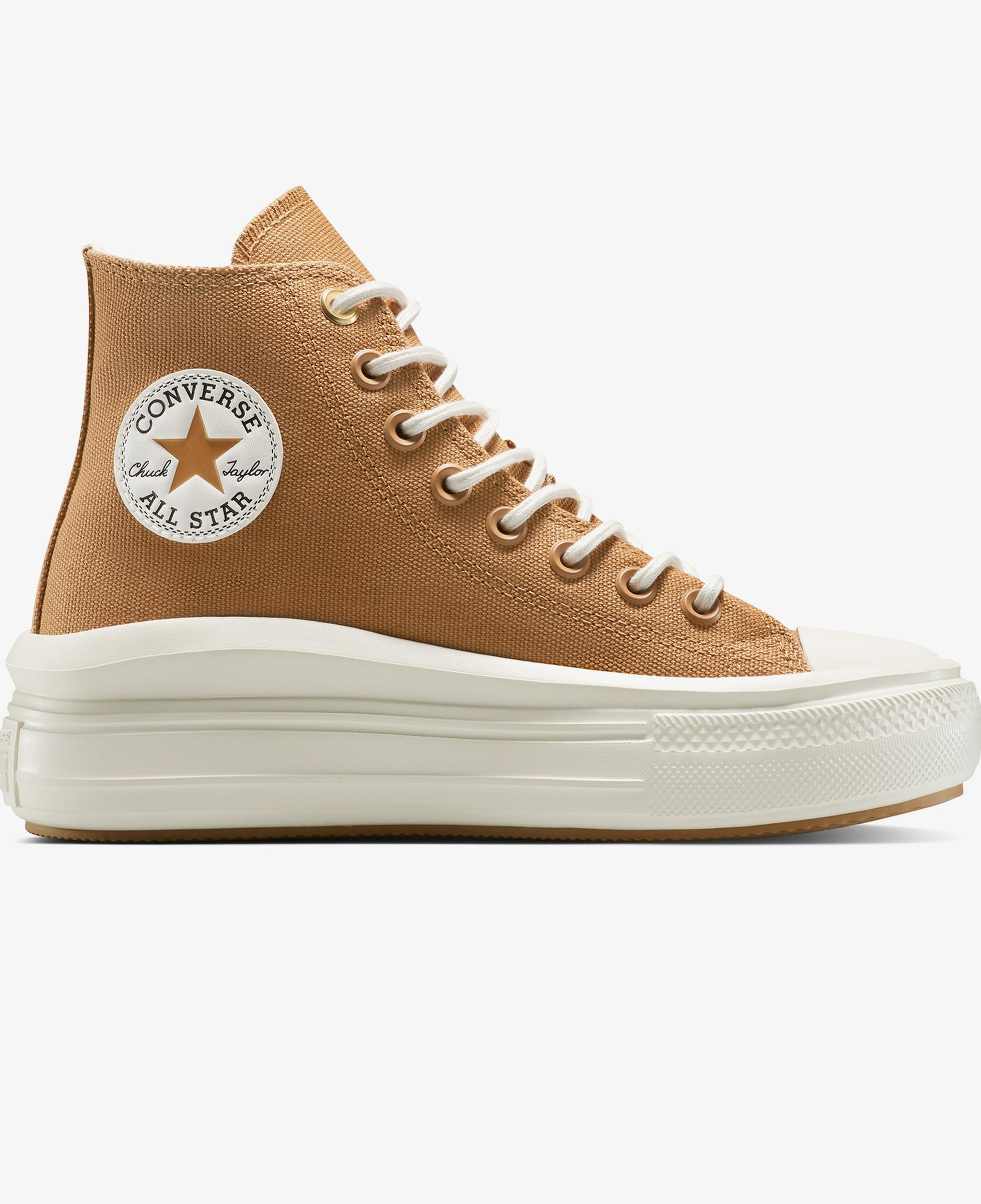 Converse Chuck Taylor All Star Move Platform Unisex Kahverengi Sneaker