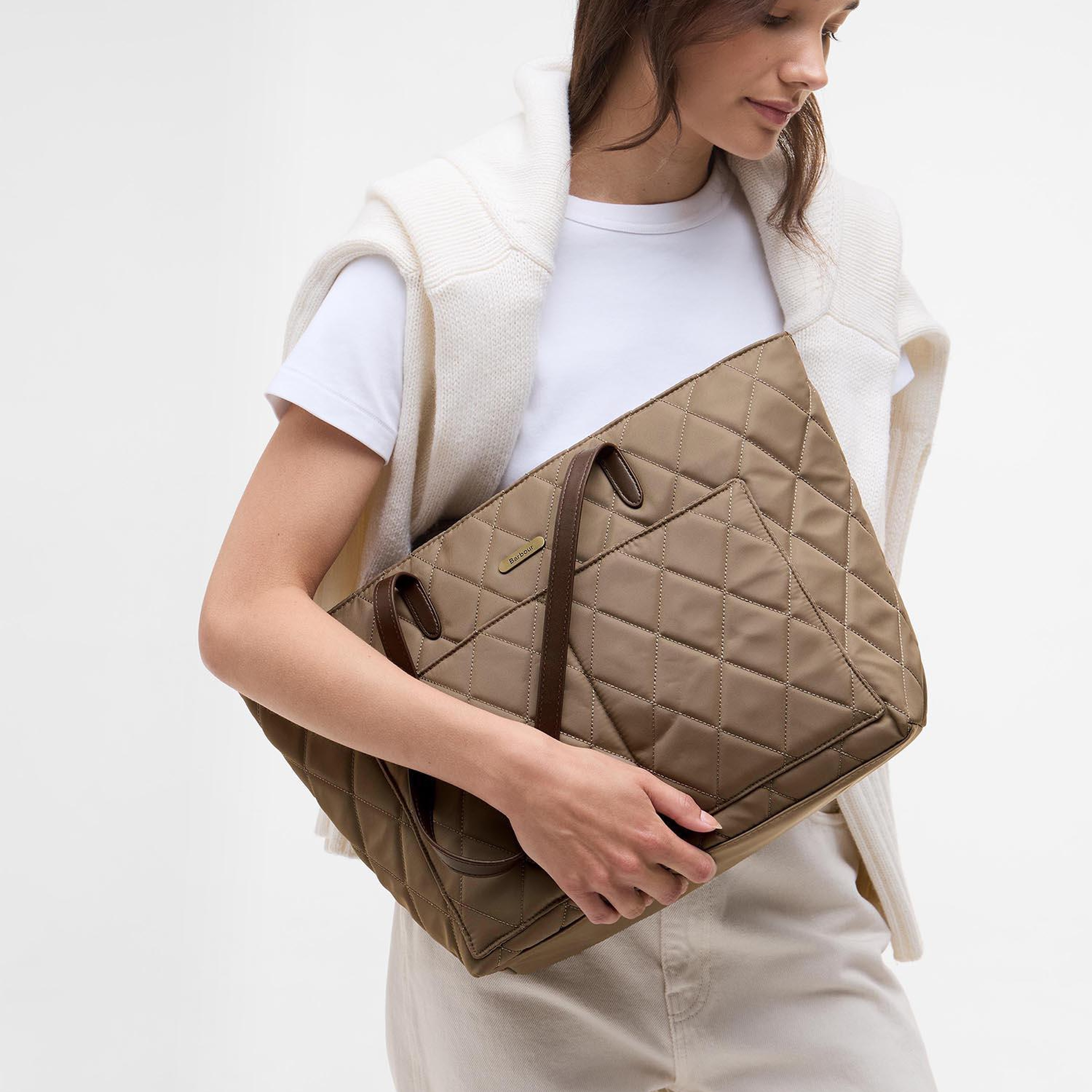 Barbour Quilted Tote Çanta