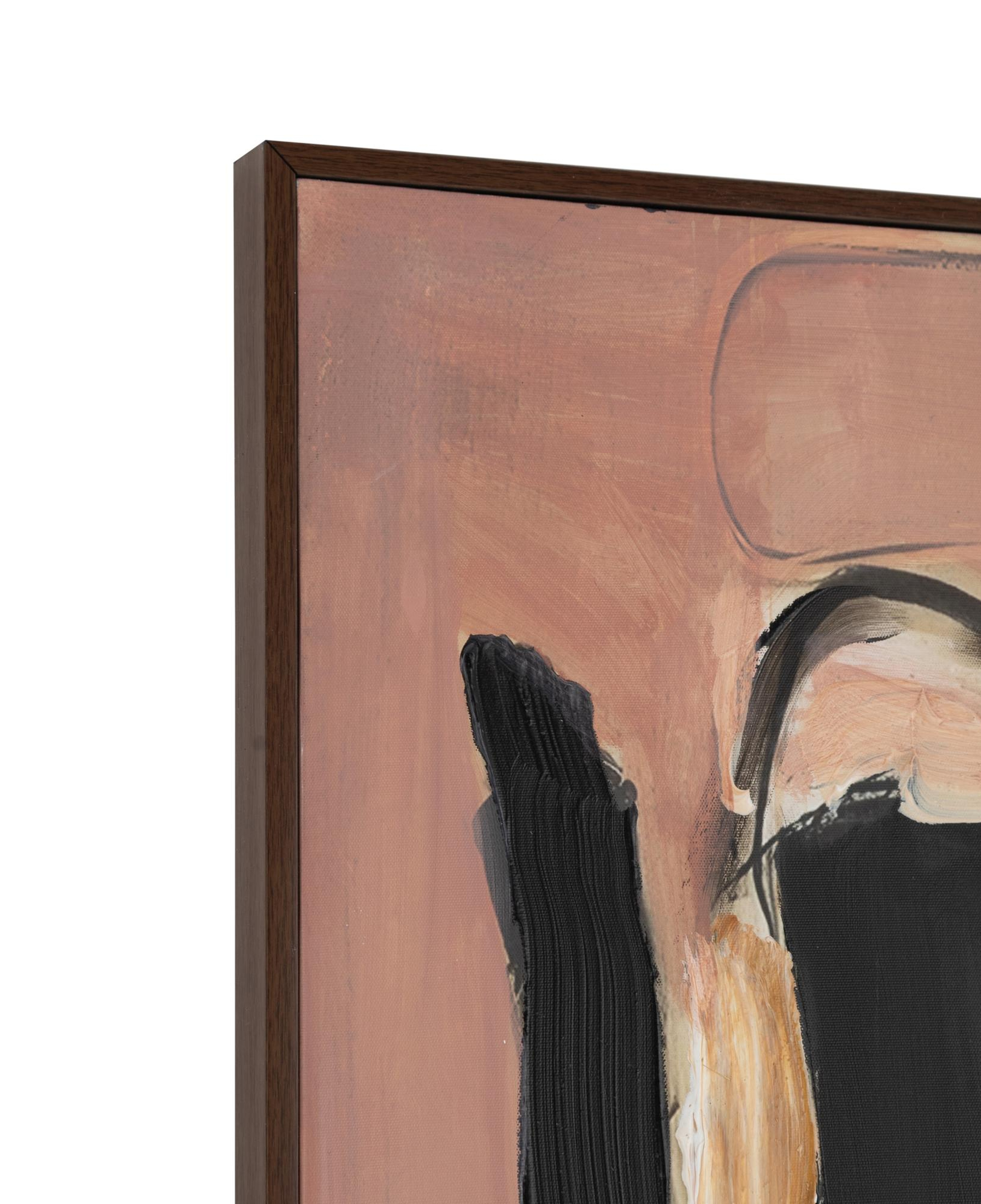 FUSIA ÇERÇEVELİ YAĞLIBOYA TABLO 100X150 CM