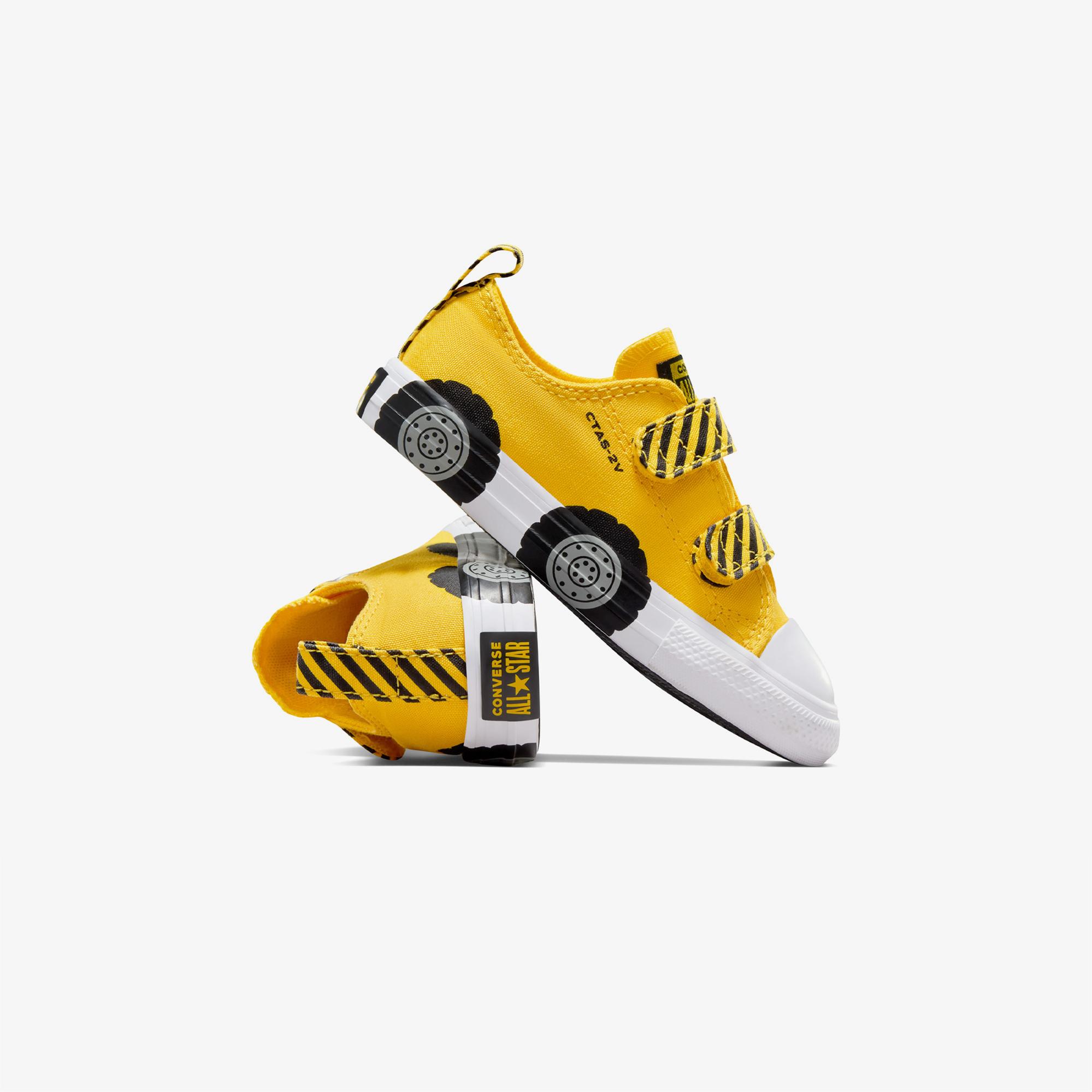 Converse Chuck Taylor All Star Construction Truck Çocuk Sarı Platform Sneaker